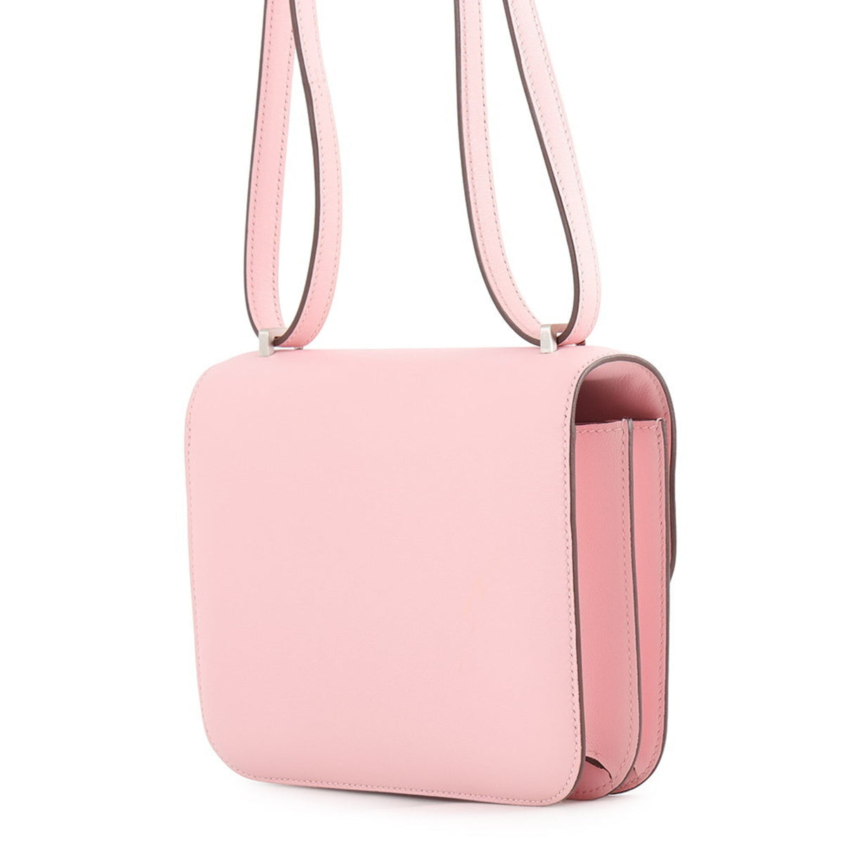Hermes Constance Rose Sakura Swift Leather Handbag Shoulder Bag (Pre-Owned)