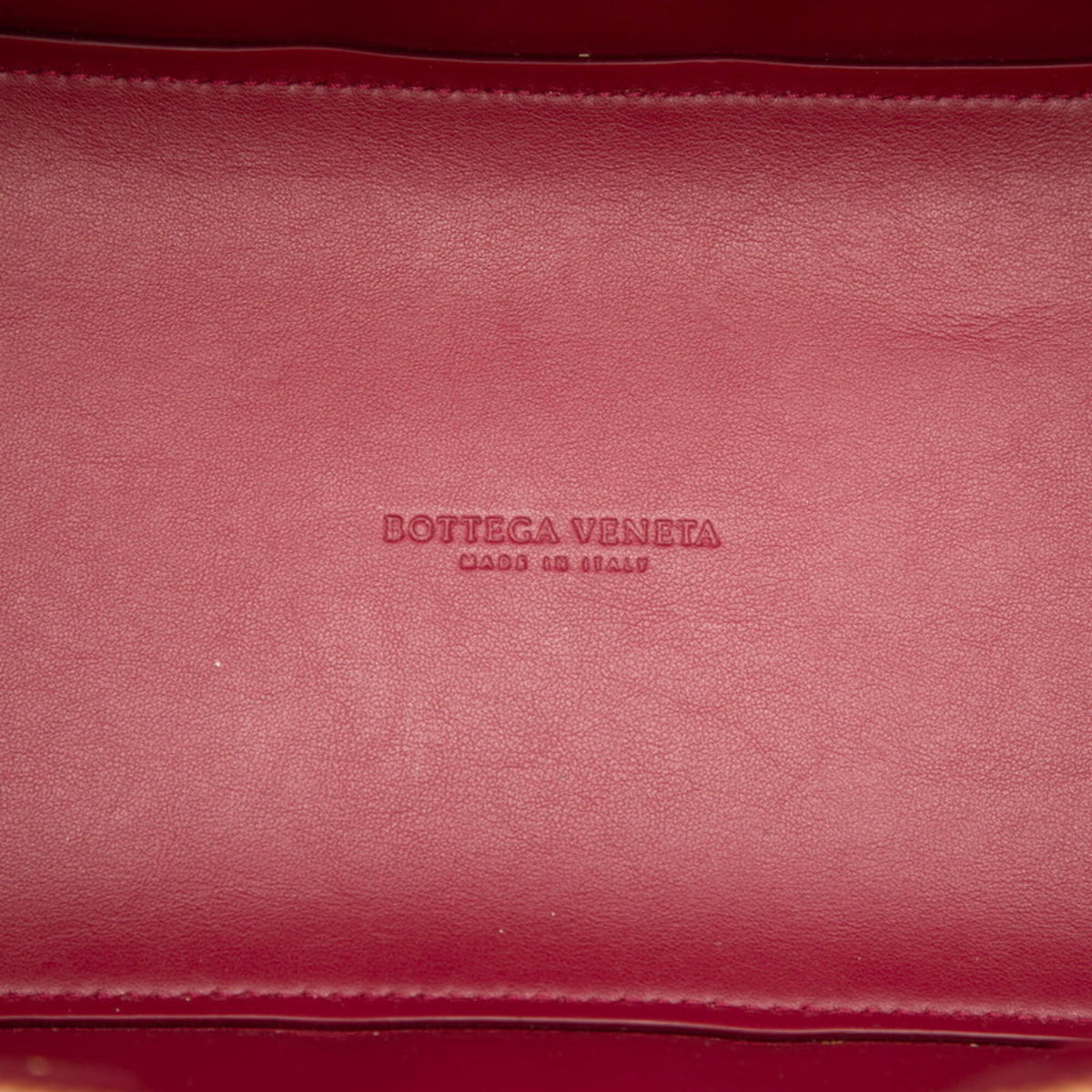 Bottega Veneta Red Color Leather Handbag Shoulder Bag (Pre-Owned)