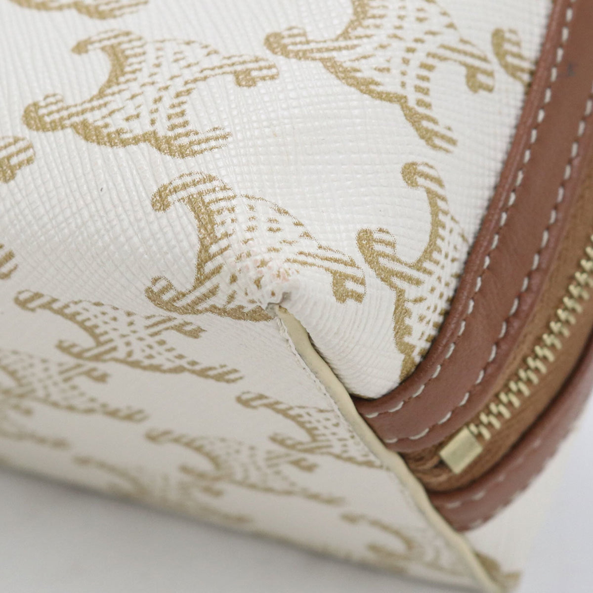 Celine White Pvc Shoulder Bag (Pre-Owned)