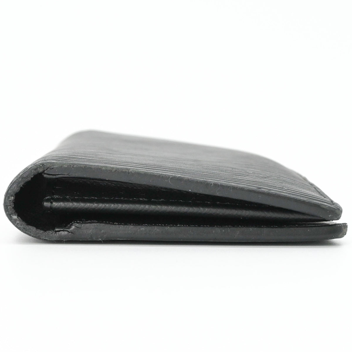 Louis Vuitton Epi Black Noir Epi Leather Long Wallet (Bi-Fold) (Pre-Owned)