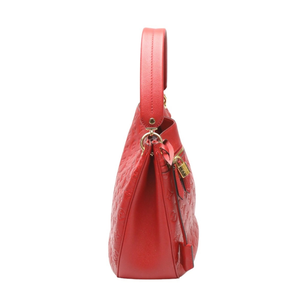 Louis Vuitton Red Color Monogram Empreinte Handbag (Pre-Owned)