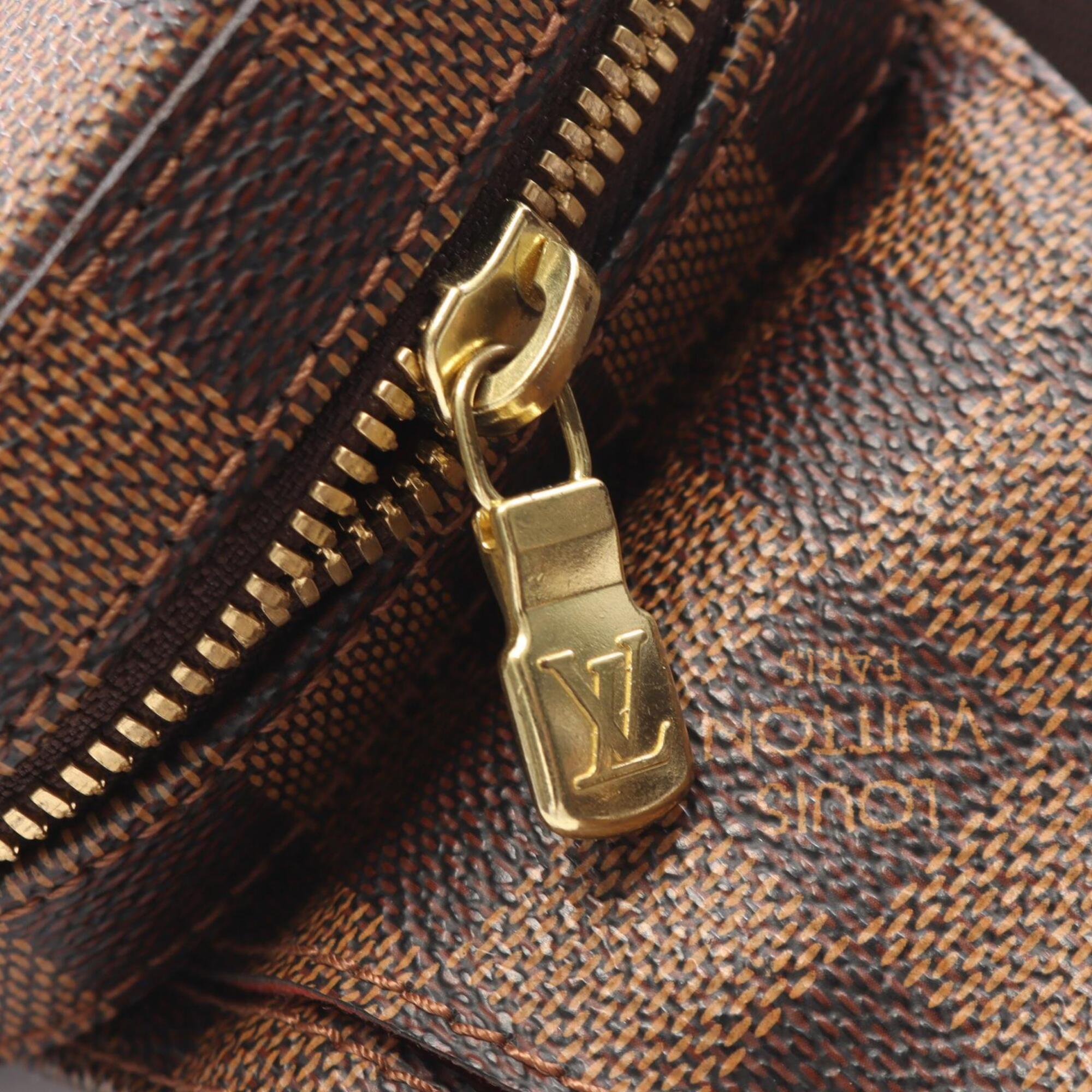 Louis Vuitton Brown Coated Canvas Fanny Pack Handbag (Pre-Owned)