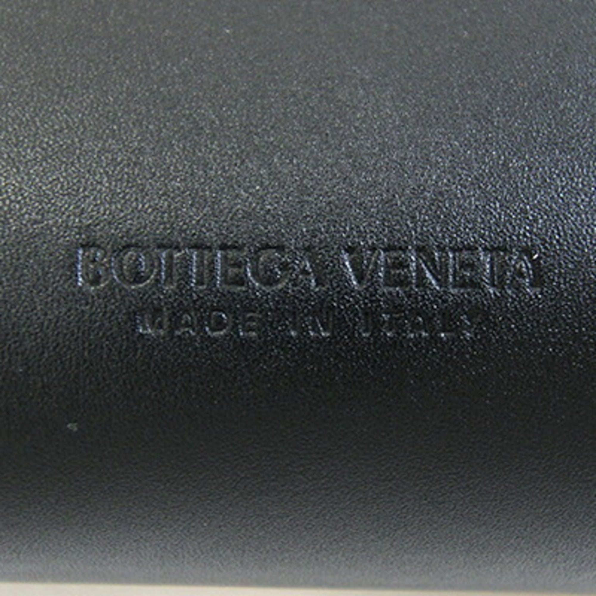 Bottega Veneta Black Leather Pochette Pouch Shoulder Bag (Pre-Owned)