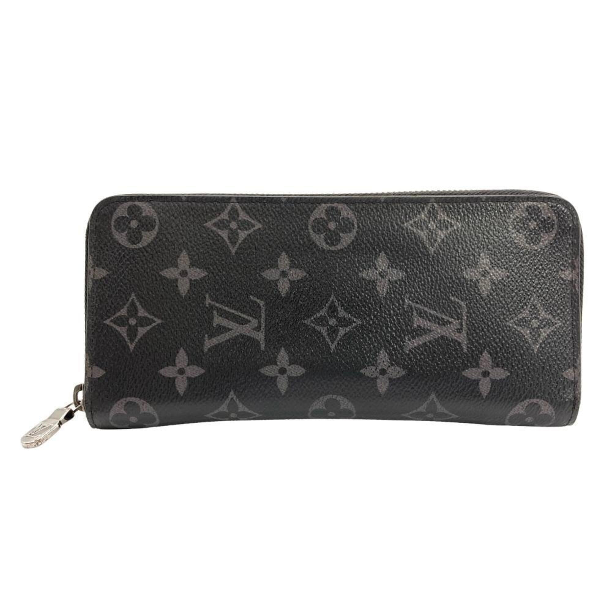 Louis Vuitton Black Monogram Eclipse Long Wallet (Bi-Fold) (Pre-Owned)