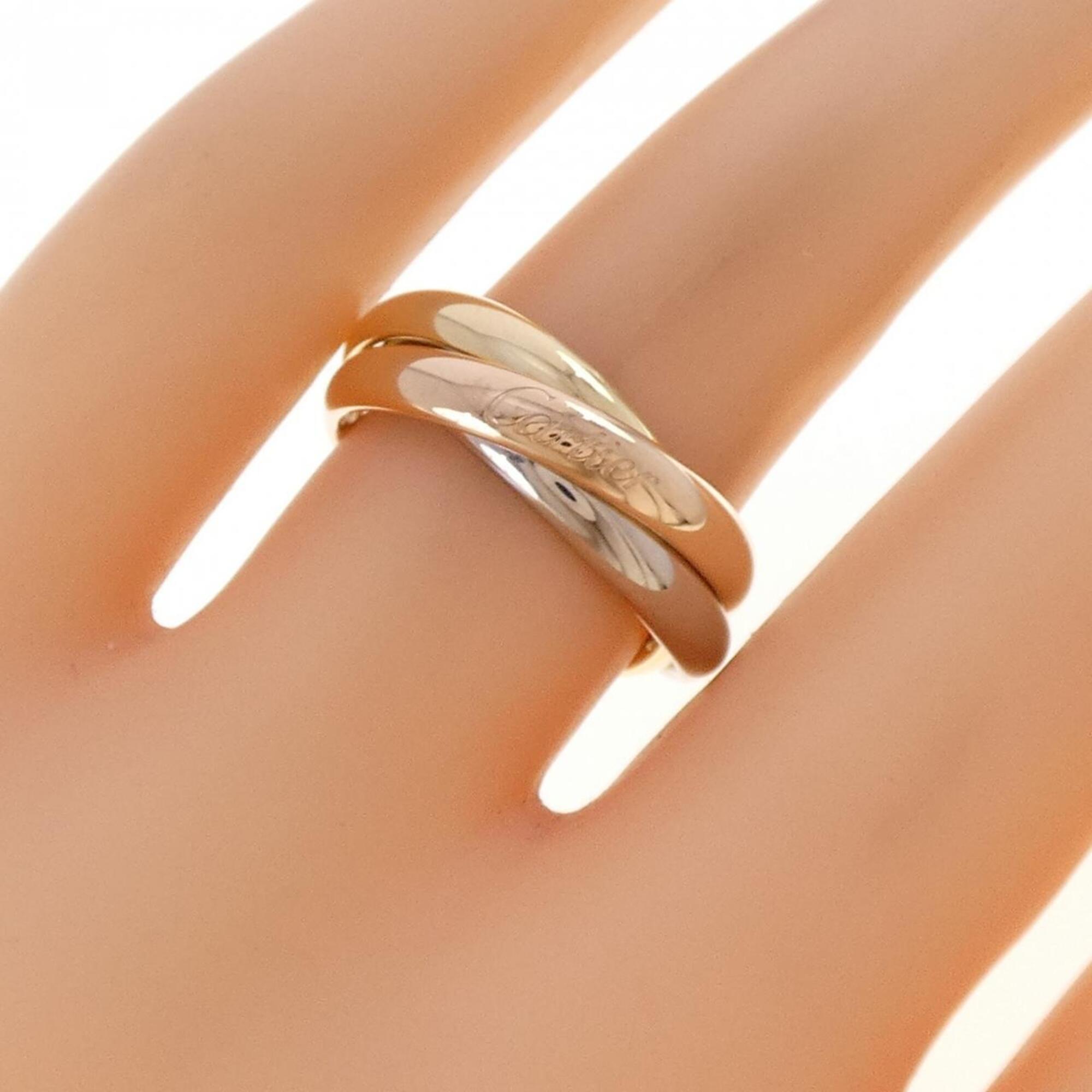 Cartier Pink Gold White Gold Yellow Gold Yellow Gold (18K) Pink Gold (18K) White Gold (18K) Band Ring (Pre-Owned)