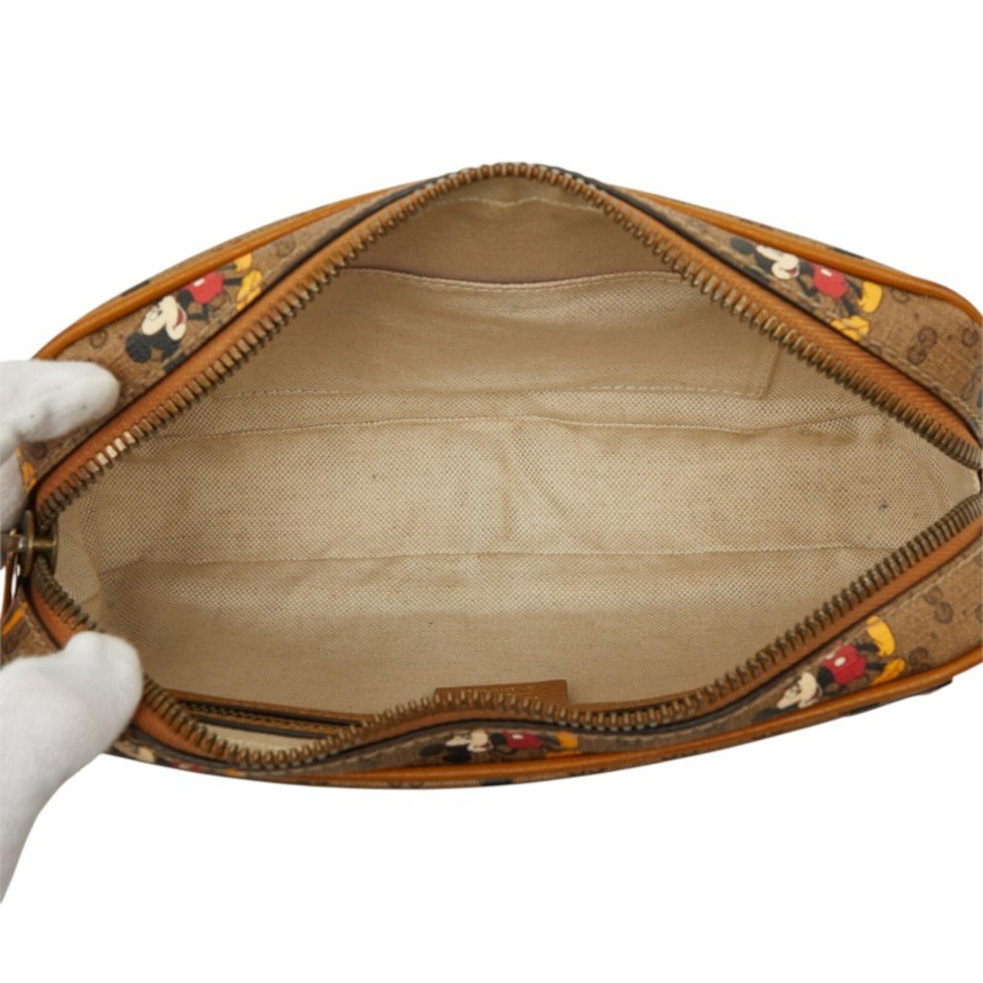 Gucci Brown Pvc Leather Sling Bag (Pre-Owned)
