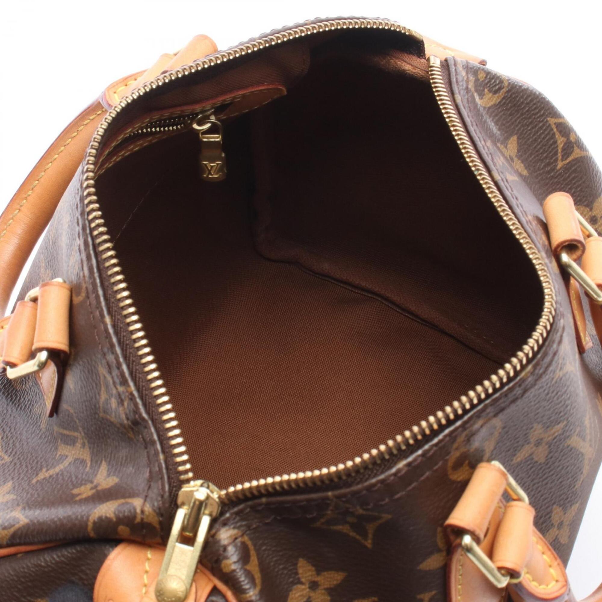 Louis Vuitton Brown Pvc Coated Canvas Leather Handbag (Pre-Owned)