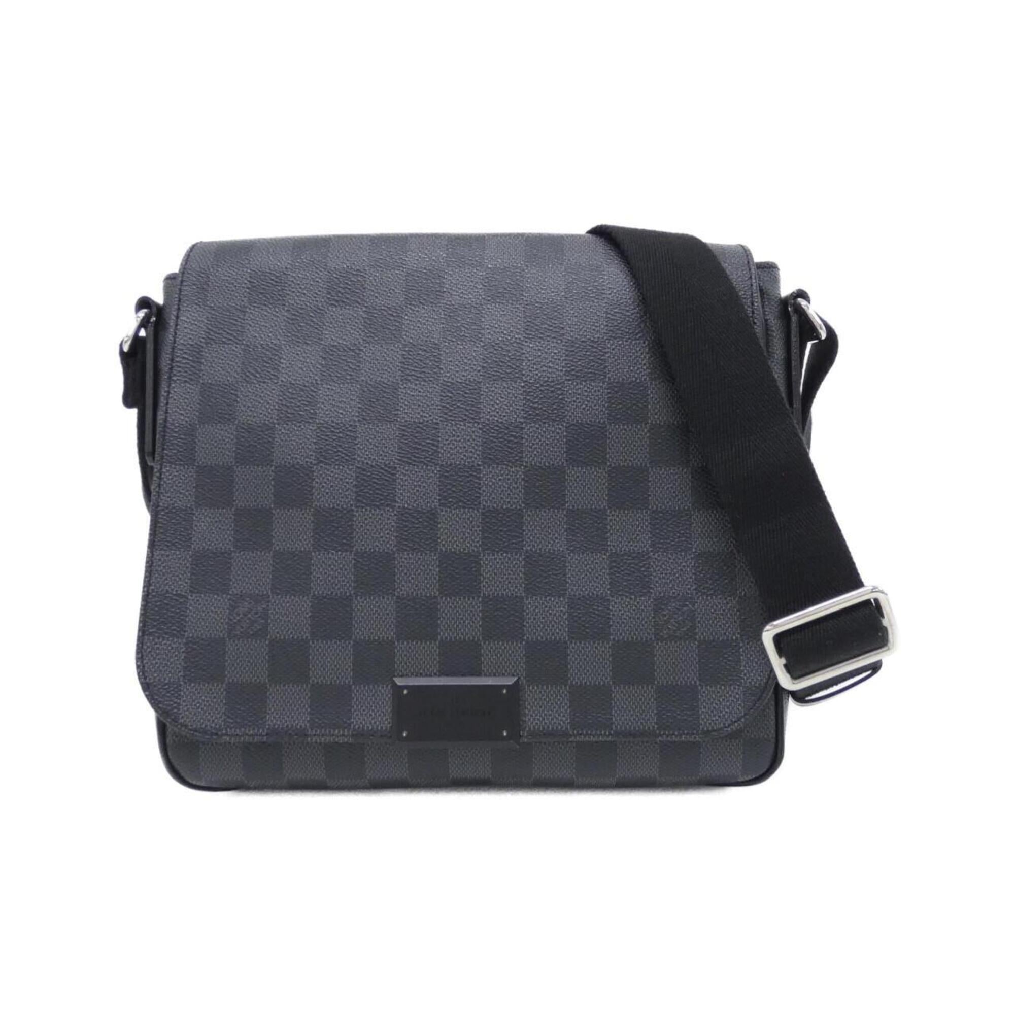 Louis Vuitton Graphite Coated Canvas Shoulder Bag (Pre-Owned)