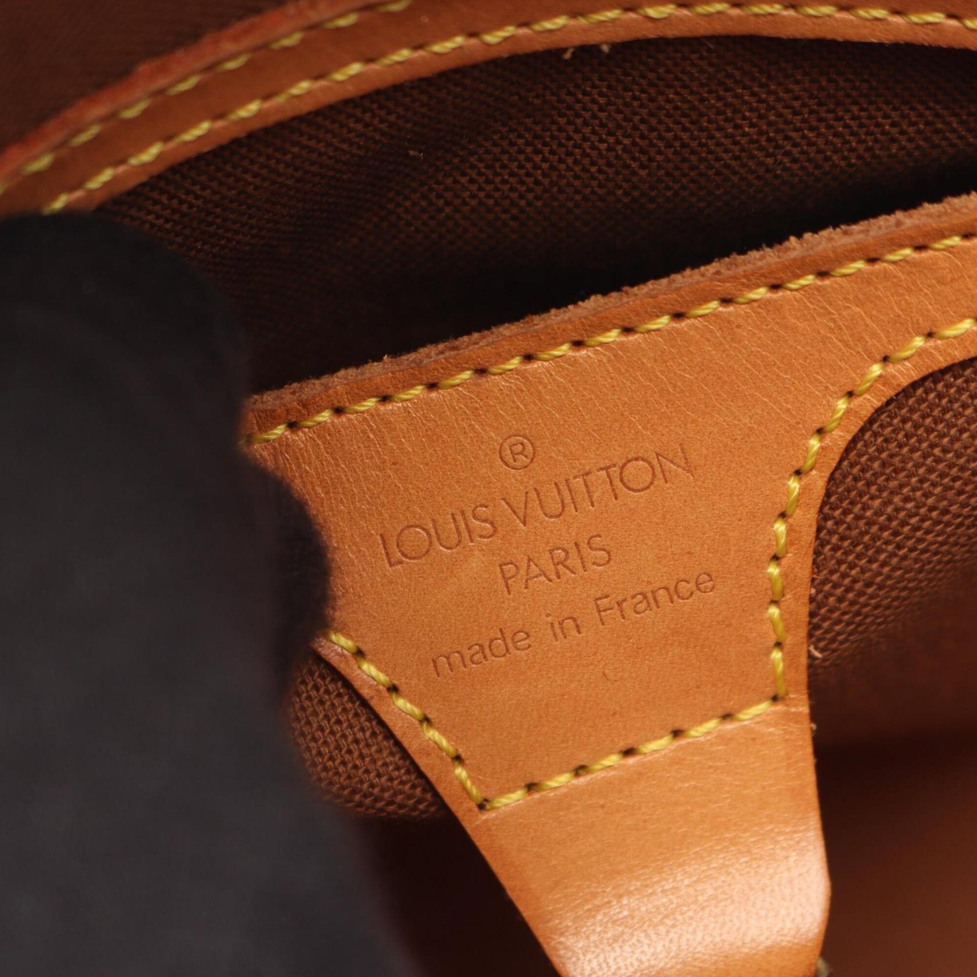 Louis Vuitton Brown Coated Canvas Leather Handbag (Pre-Owned)