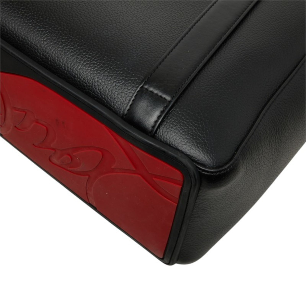 Christian Louboutin Black Leather Tote Bag (Pre-Owned)