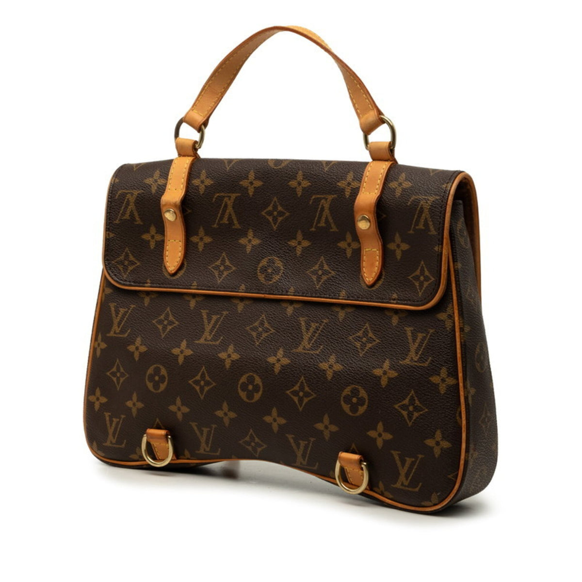 Louis Vuitton Brown Pvc Leather Handbag (Pre-Owned)