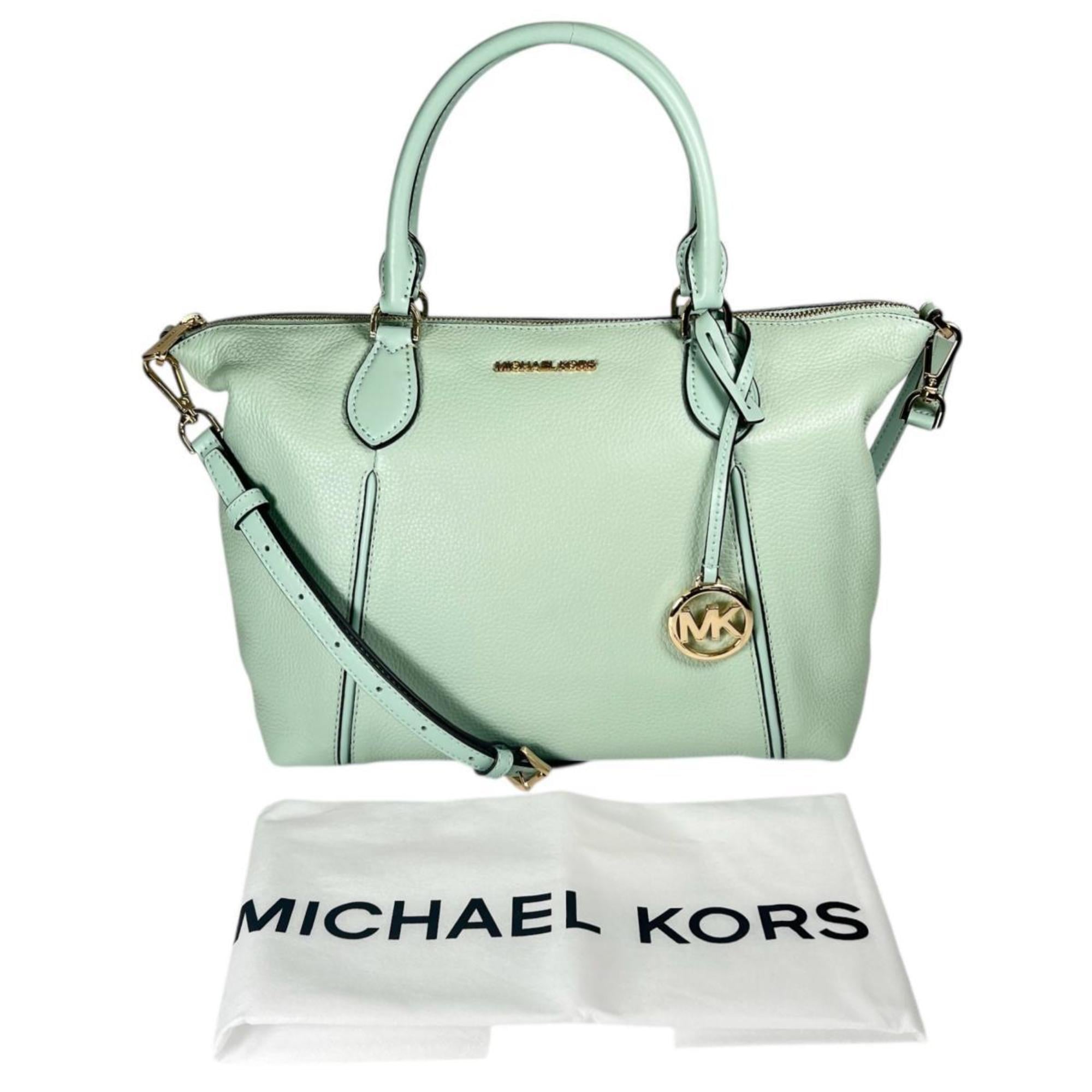 Michael Kors Light Green Handbag Shoulder Bag (Pre-Owned)