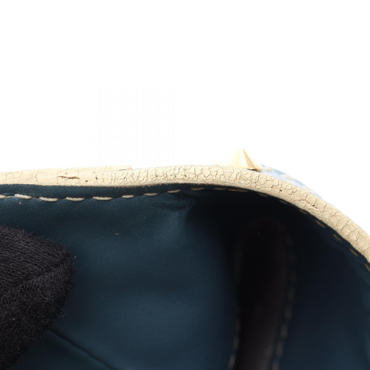 Louis Vuitton Blue Suhali Leather Handbag Shoulder Bag (Pre-Owned)