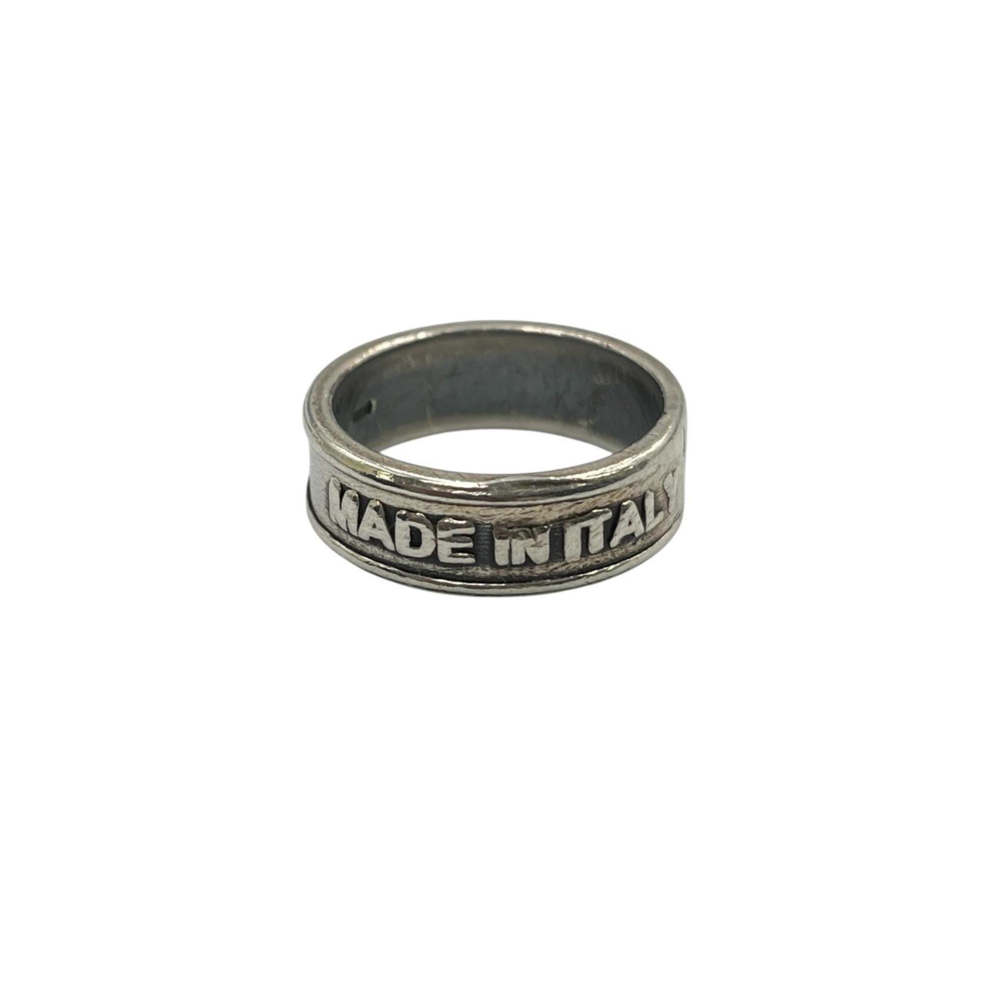 Gucci Silver Silver 925 Band Ring (Pre-Owned)