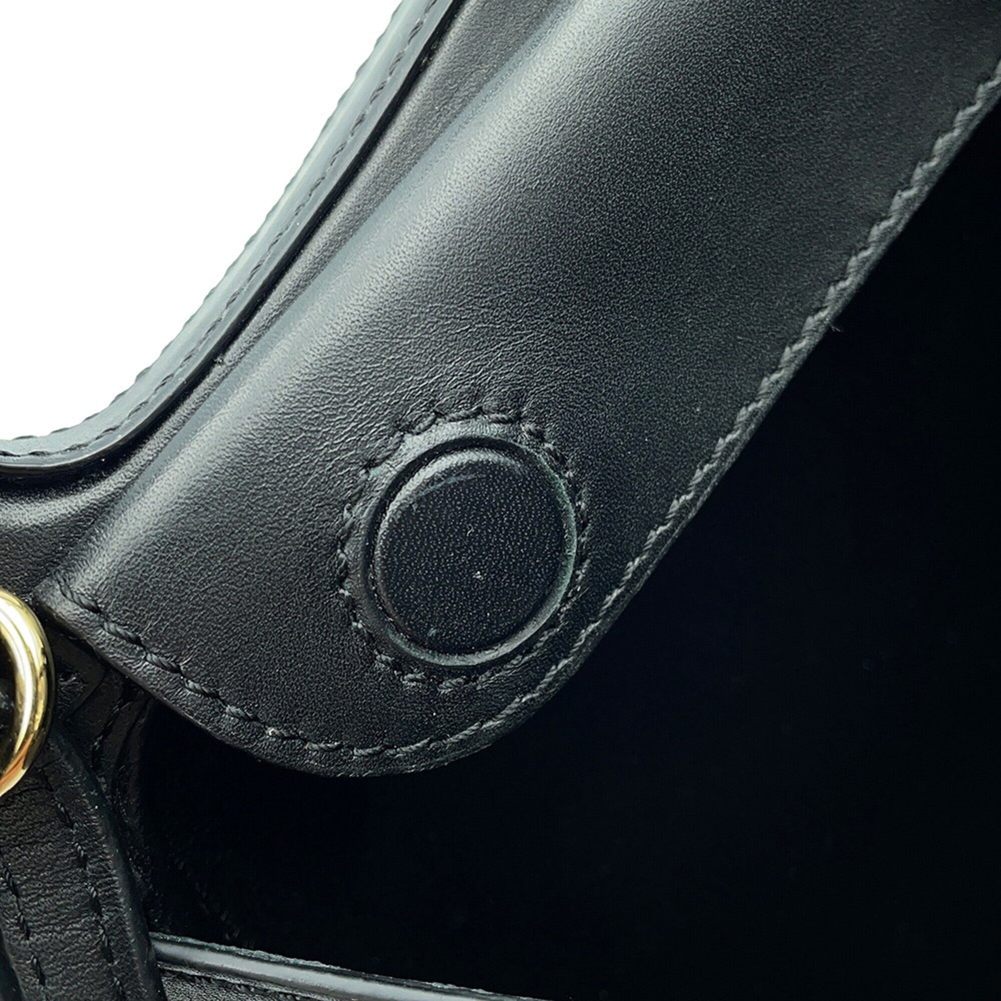 Loewe Black Leather Handbag Shoulder Bag (Pre-Owned)