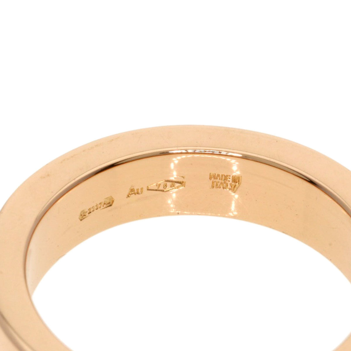 Bvlgari Pink Gold Pink Gold (18K) Band Ring (Pre-Owned)