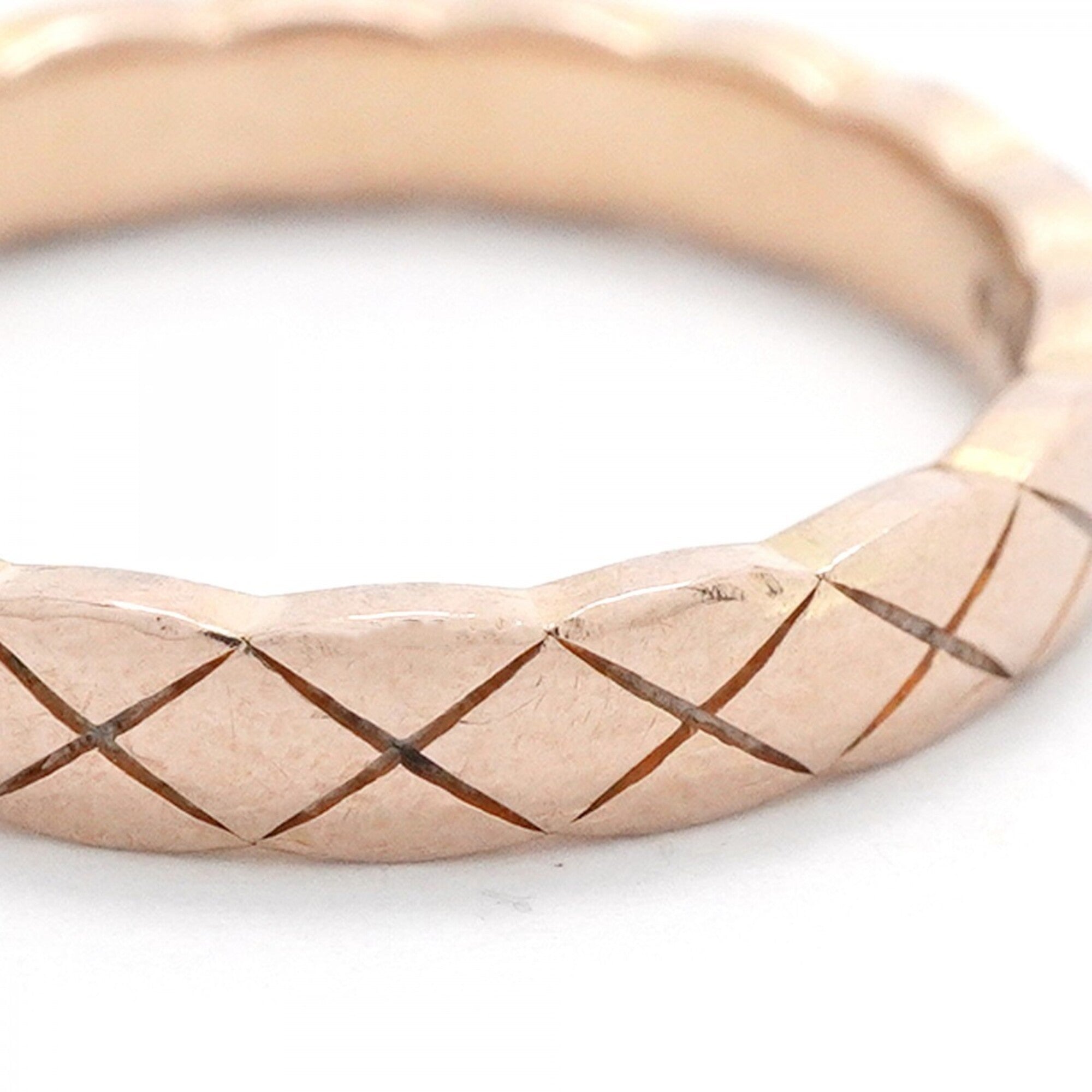 Chanel Pink Gold (18K) Band Ring (Pre-Owned)