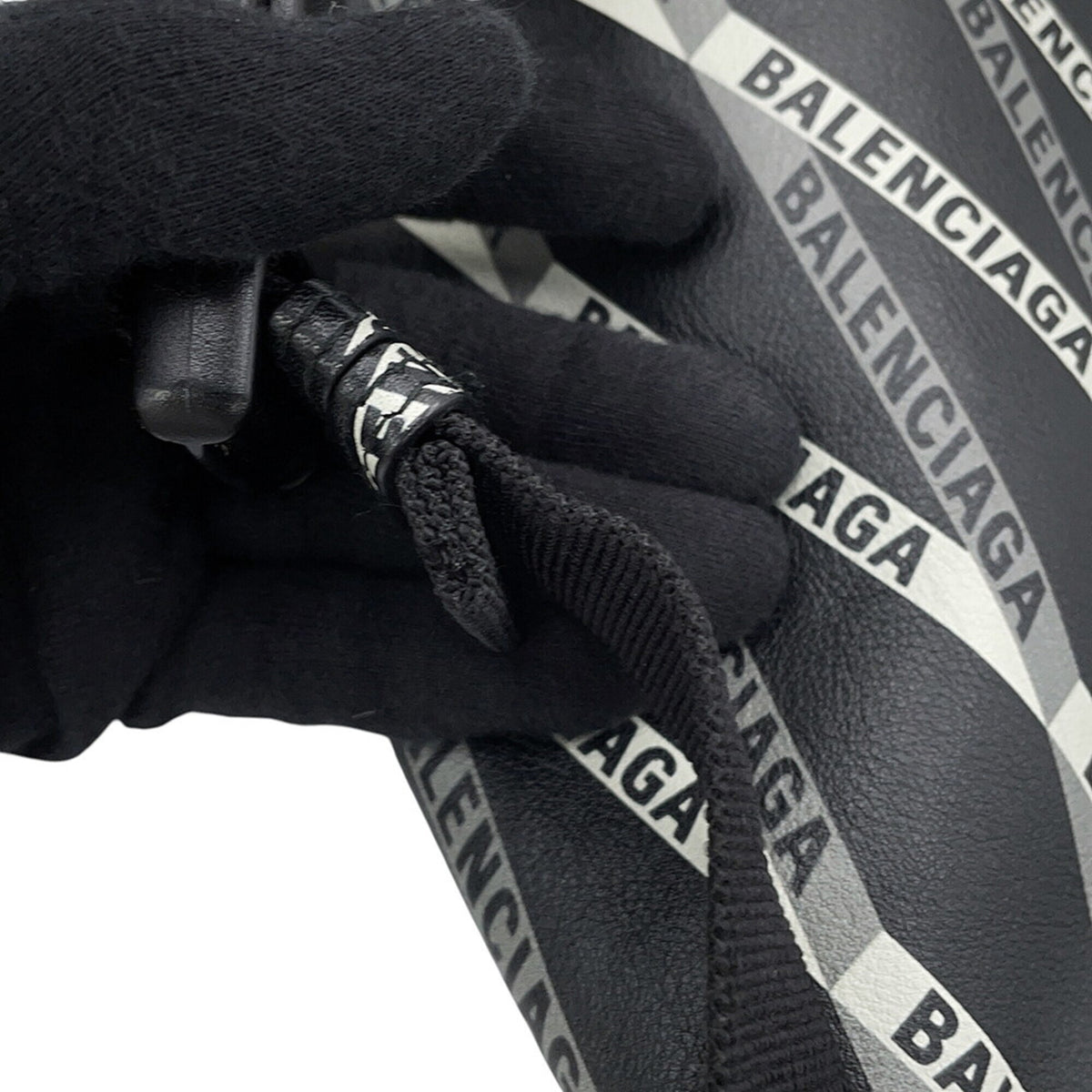 Balenciaga Black Leather Sling Bag (Pre-Owned)
