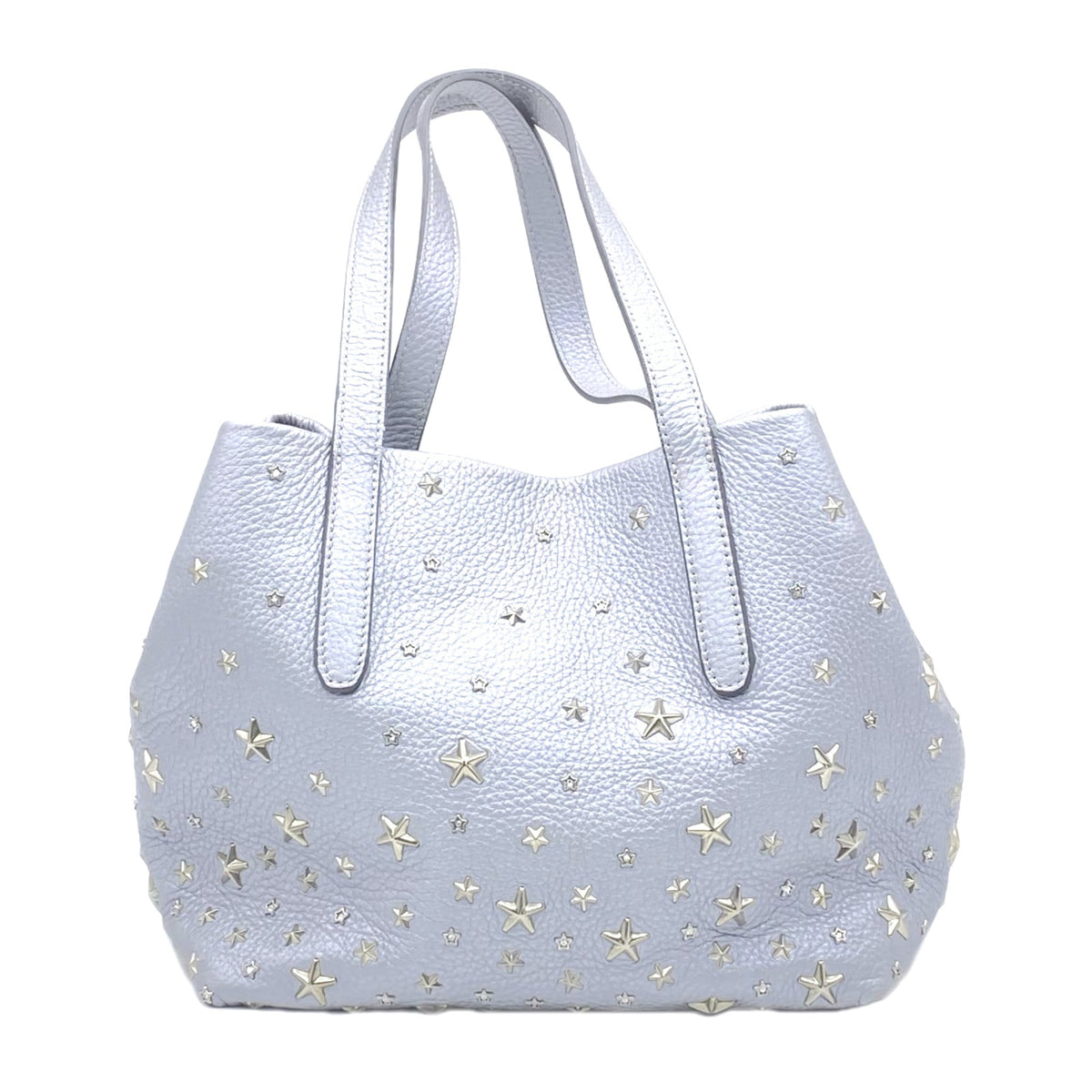 Jimmy Choo Silver Leather Handbag (Pre-Owned)