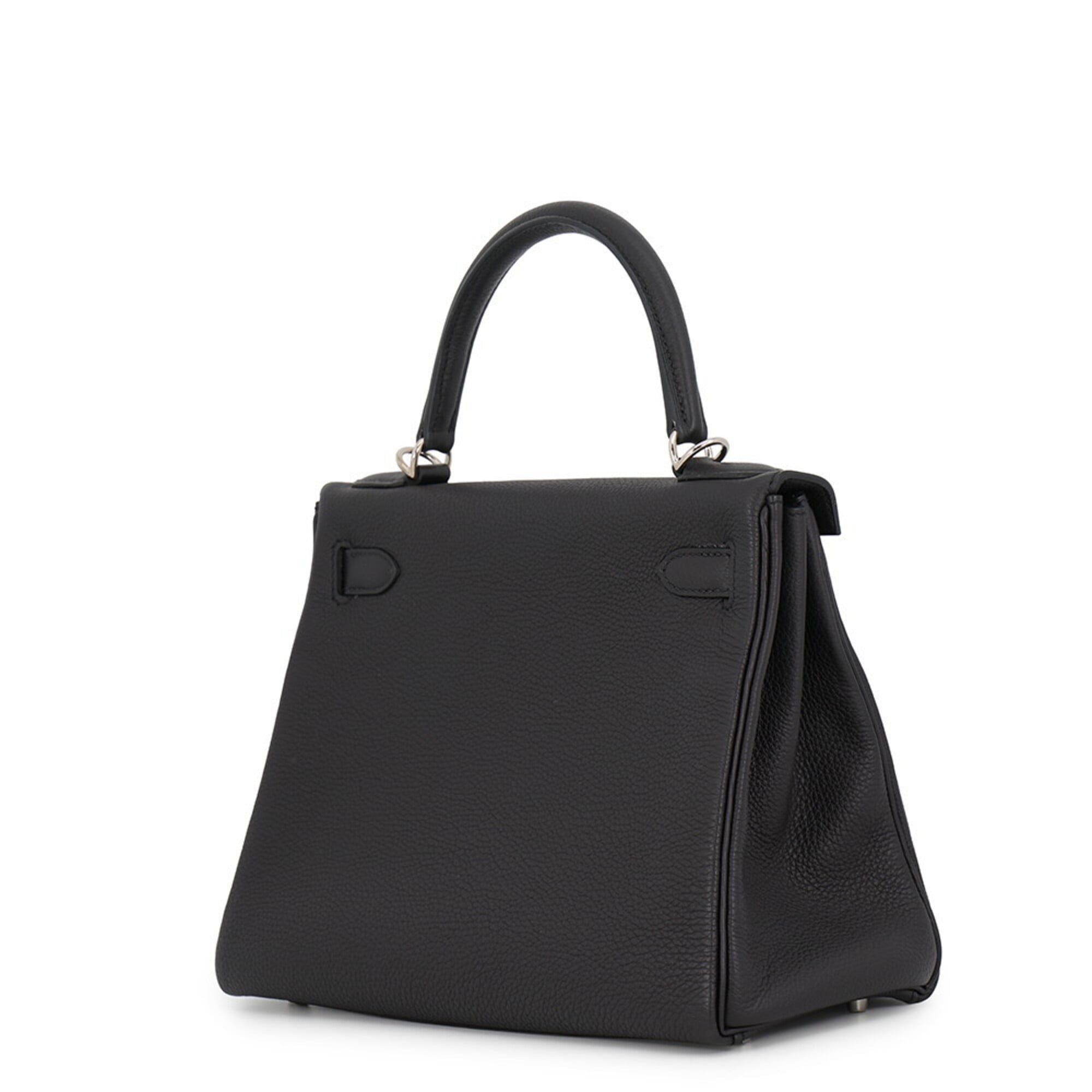 Hermes Kelly Black Togo Leather Handbag (Pre-Owned)