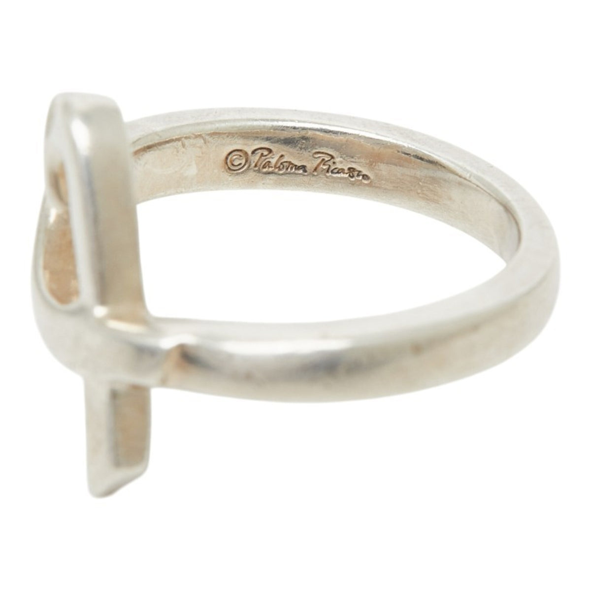 Tiffany Silver Silver 925 Band Ring (Pre-Owned)