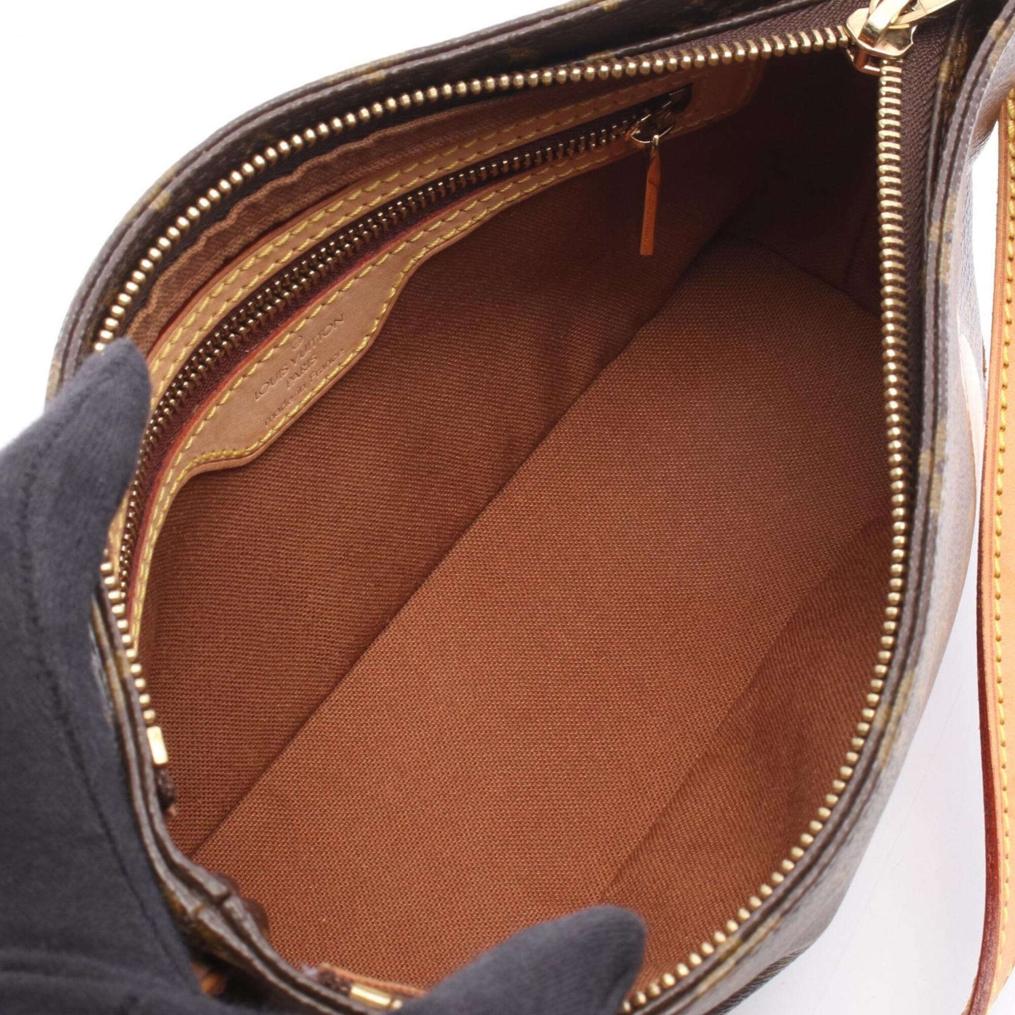 Louis Vuitton Brown Multi-Color Coated Canvas Pvc Monogram Leather Handbag Shoulder Bag (Pre-Owned)