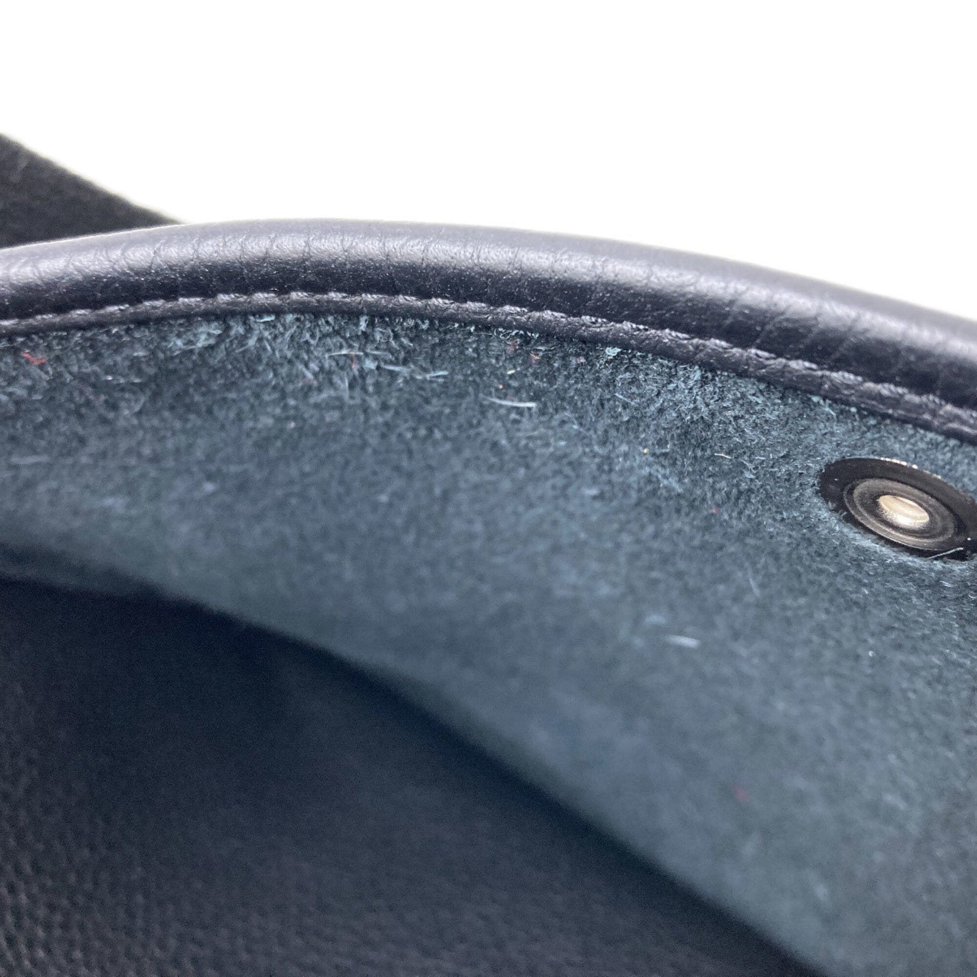 Hermes Black Taurillon Clemence Leather Shoulder Bag