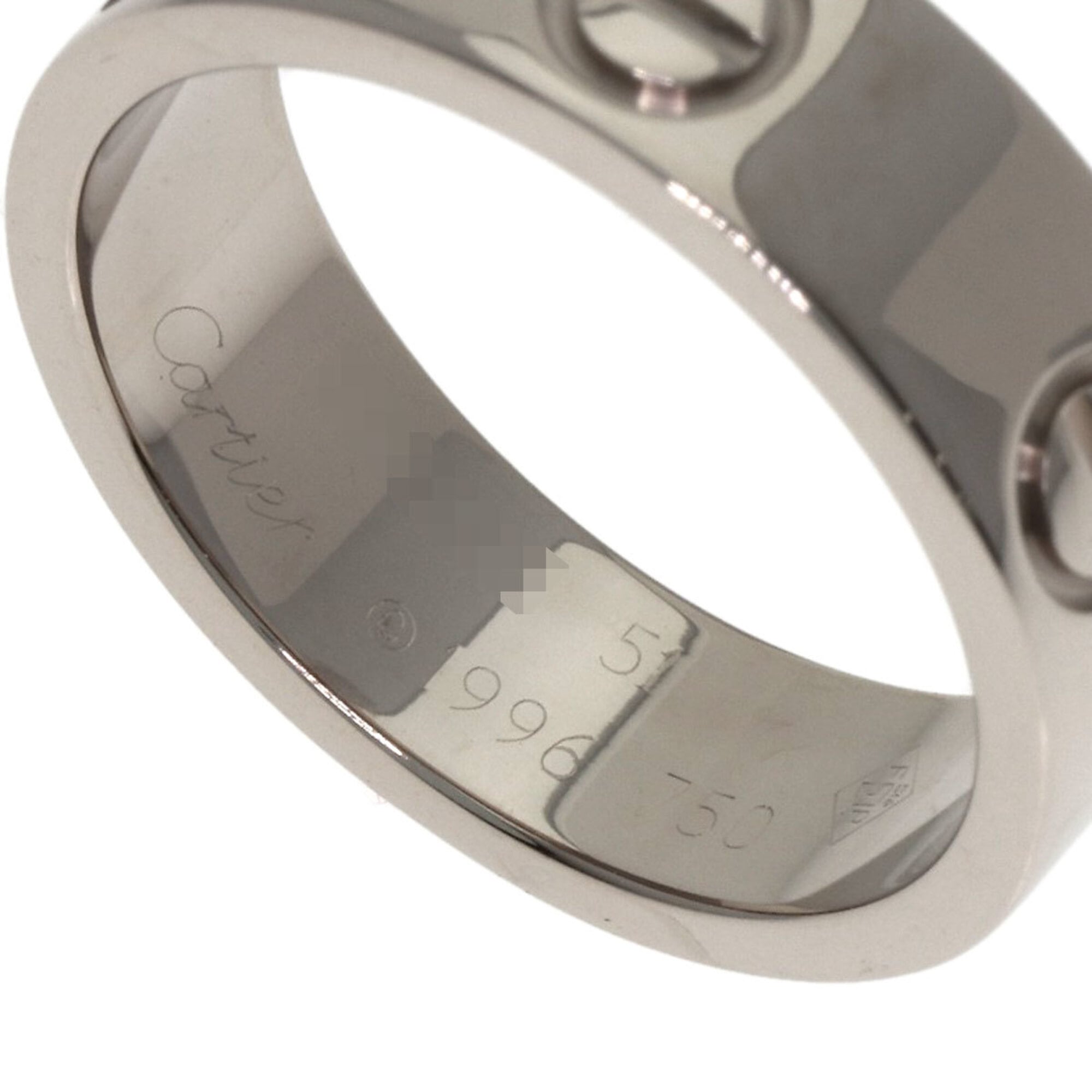Cartier Love White Gold (18K) Band Ring (Pre-Owned)