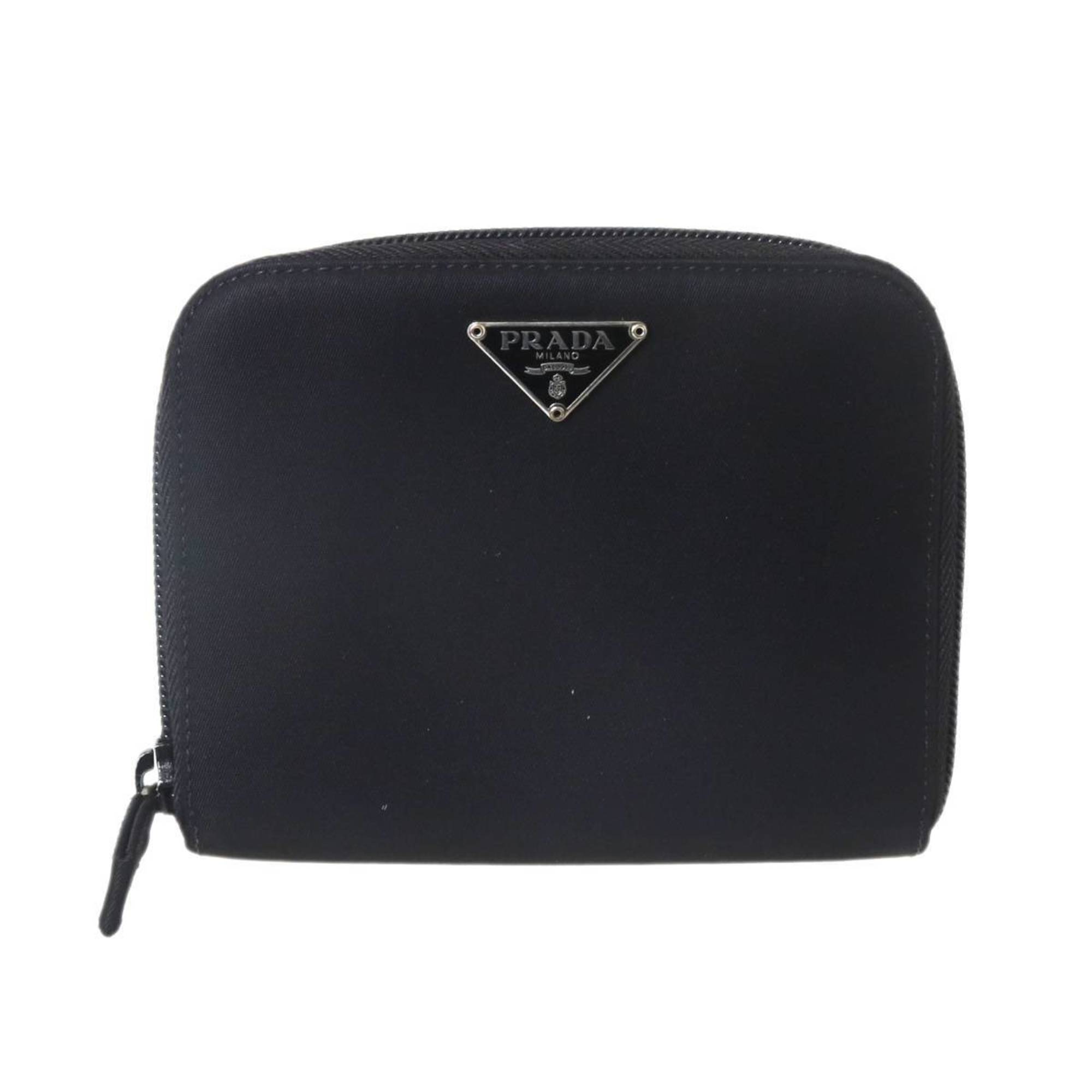 Prada Black Nylon Wallet (Bi-Fold) (Pre-Owned)