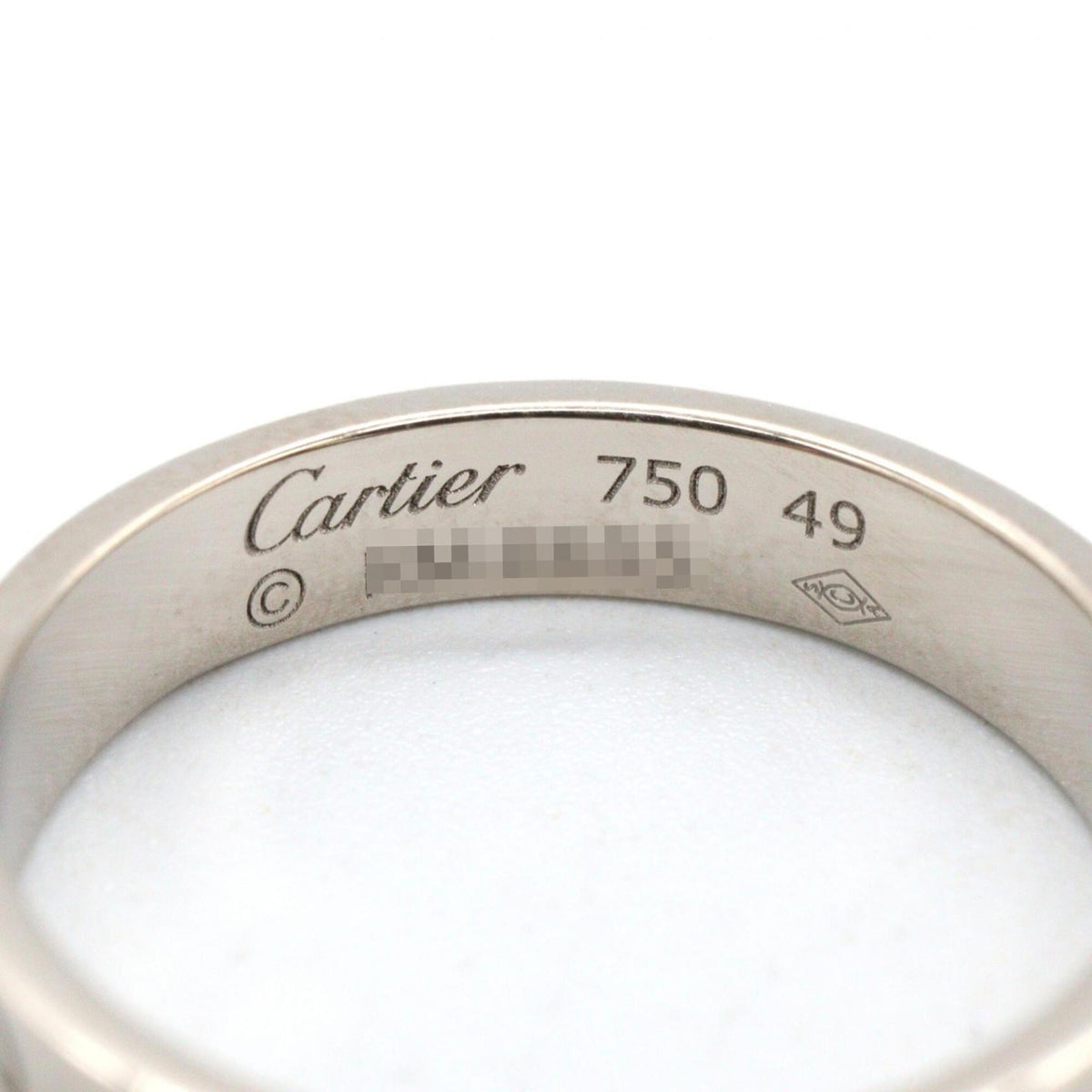 Cartier Silver White Gold (18K) Band Ring (Pre-Owned)