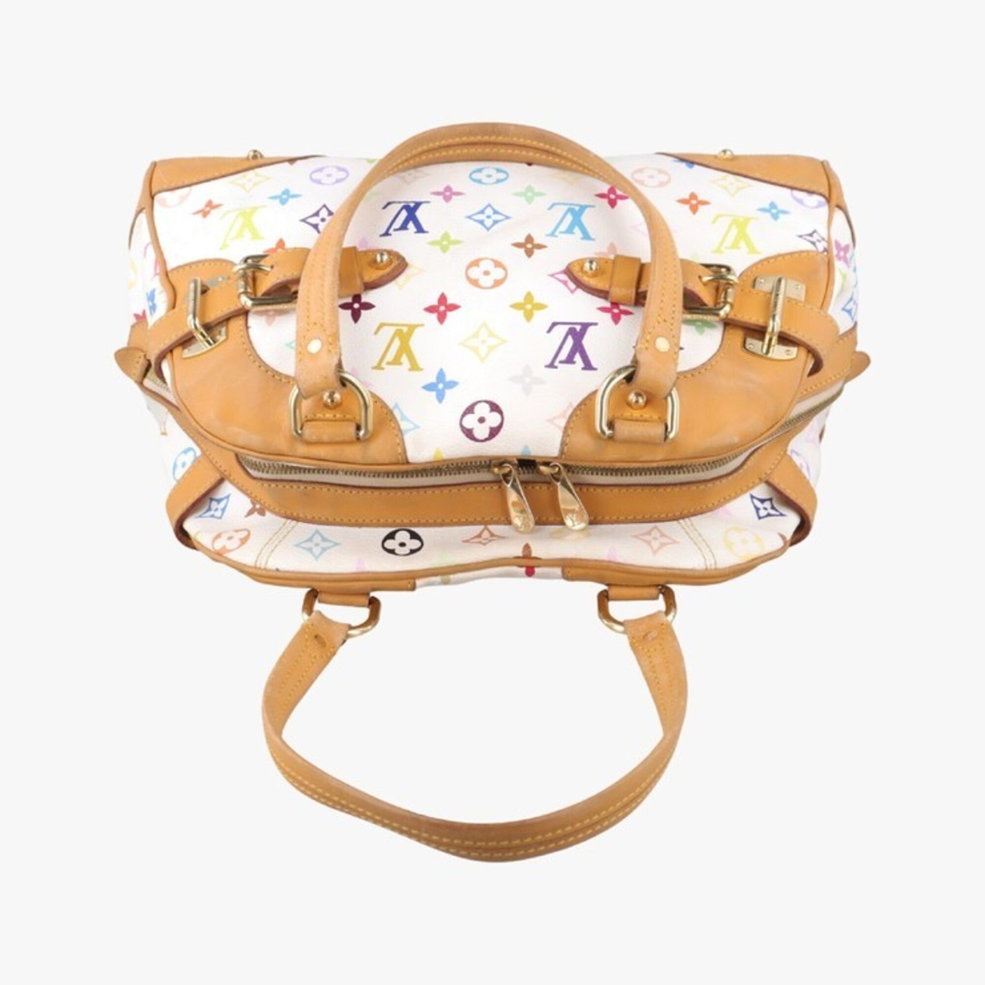 Louis Vuitton Blanc Multi-Color Monogram Multicolore Handbag (Pre-Owned)