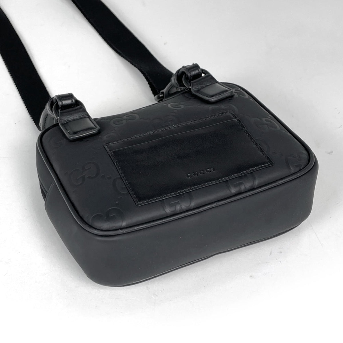 Gucci Black Leather Shoulder Bag (Pre-Owned)