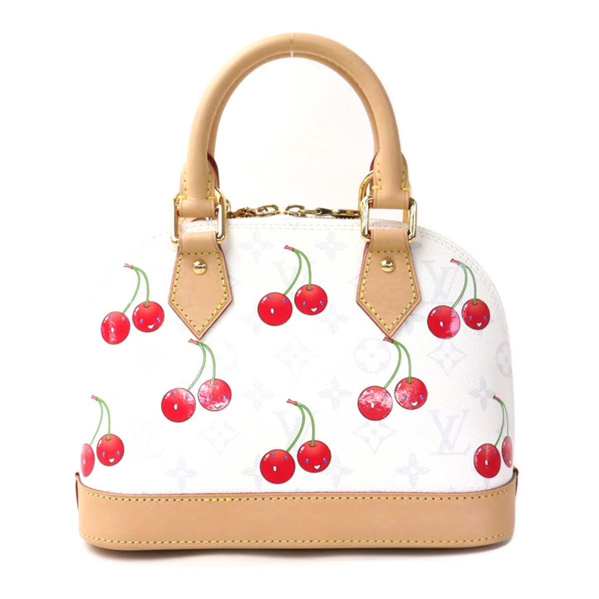 Louis Vuitton Monogram Cherry White Handbag Shoulder Bag (Pre-Owned)