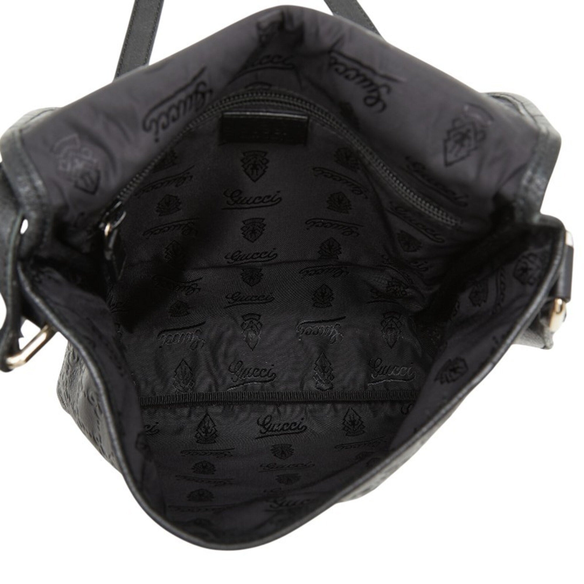 Gucci Black Pvc Leather Shoulder Bag (Pre-Owned)