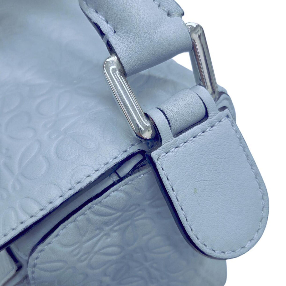 Loewe Puzzle Green Leather Shoulder Bag (Pre-Owned)