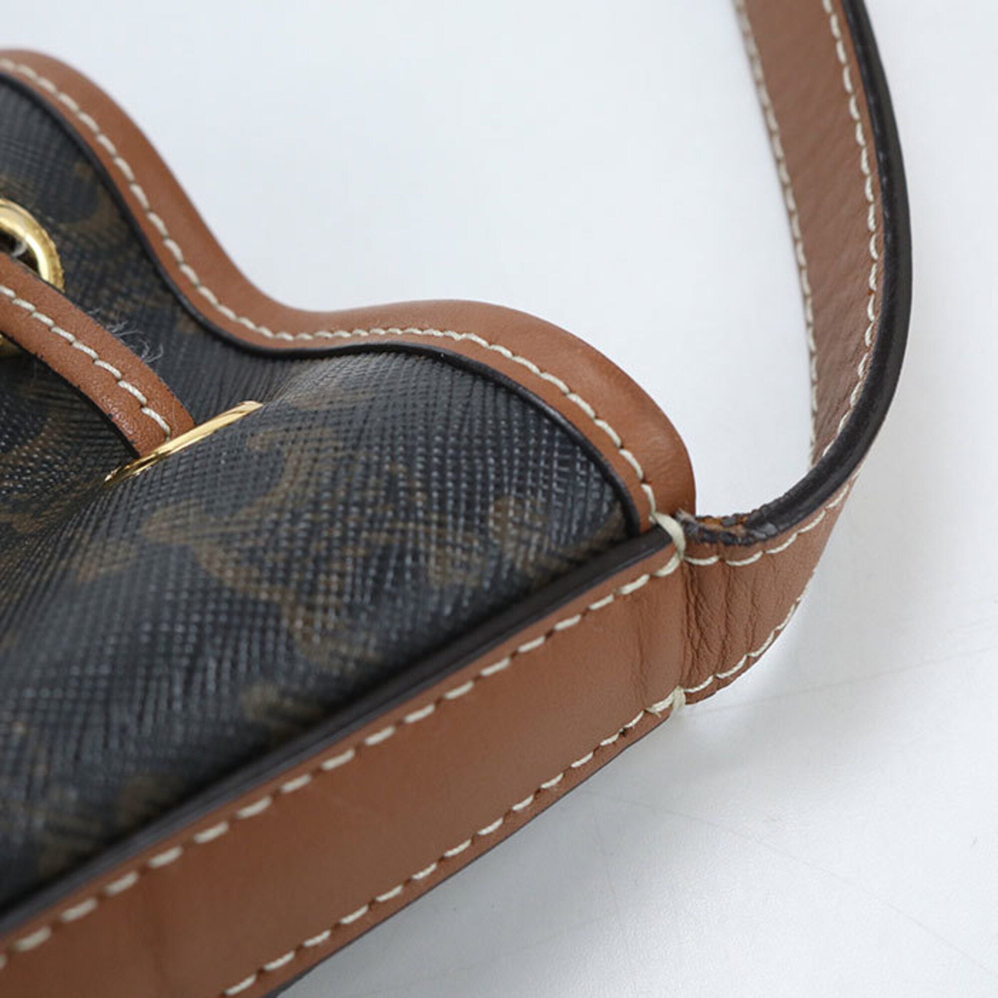 Celine Brown Pvc Shoulder Bag (Pre-Owned)