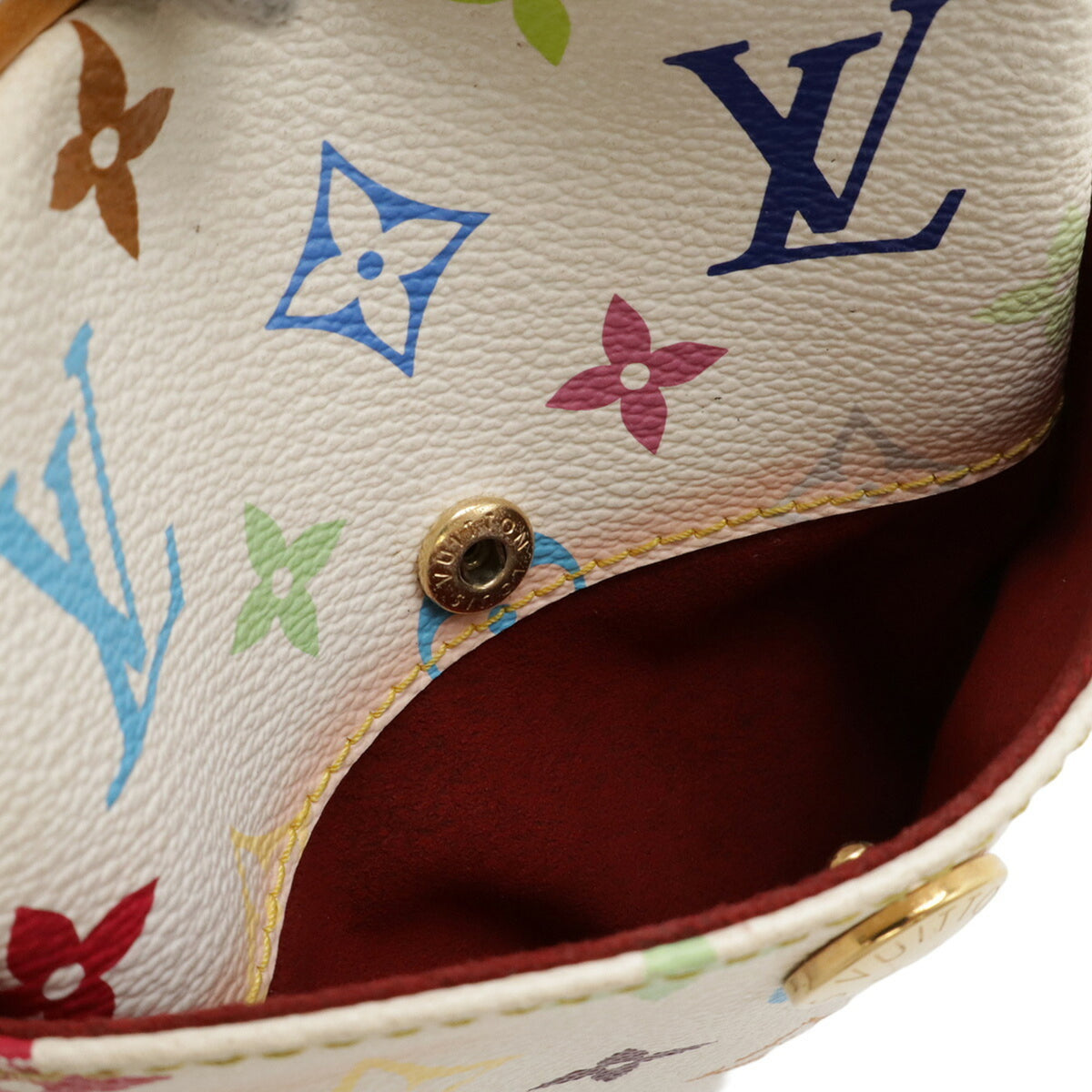 Louis Vuitton Blanc Monogram Pochette Shoulder Bag (Pre-Owned)