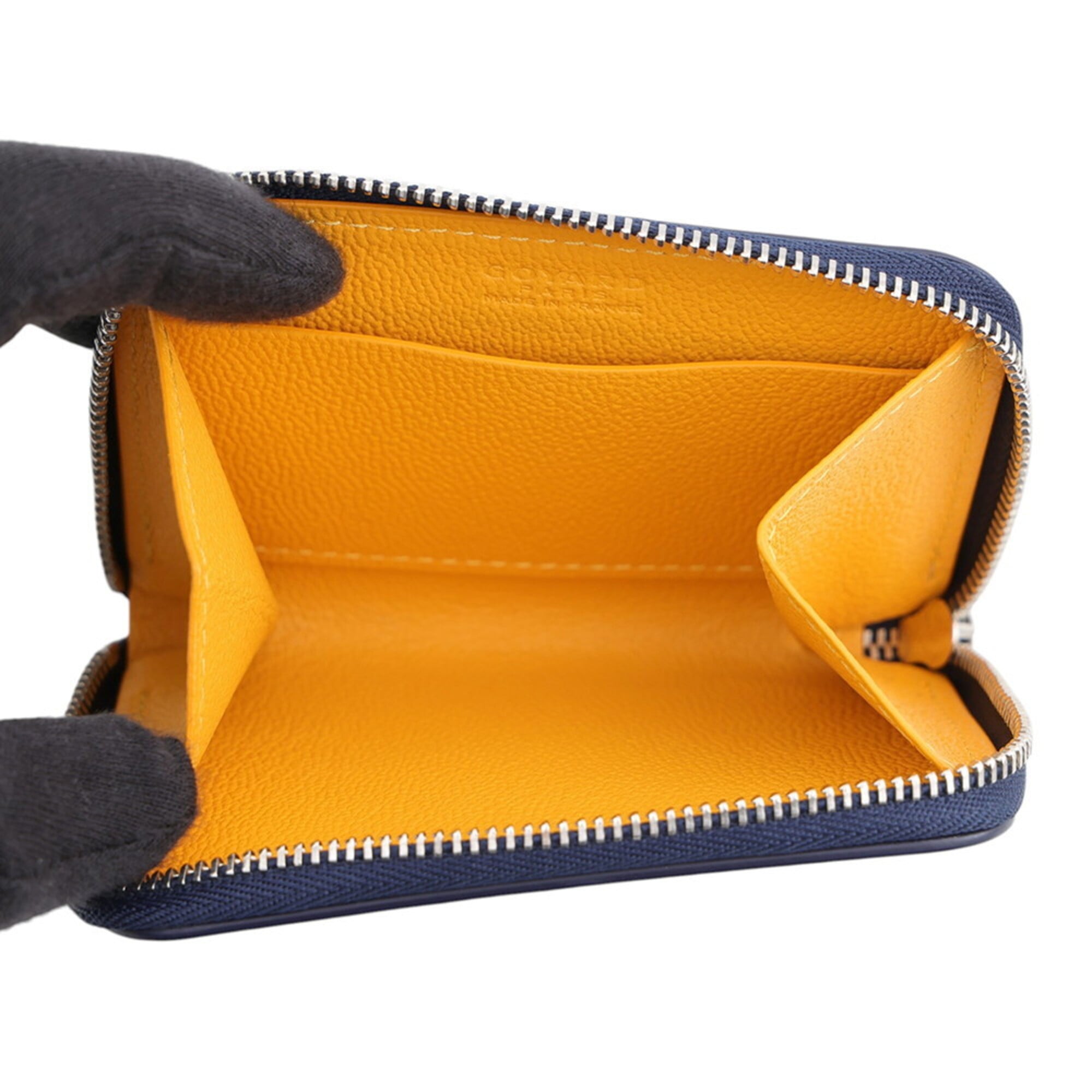 Goyard Blue Navy Pvc Leather Coin Purse/Coin Case (Pre-Owned)