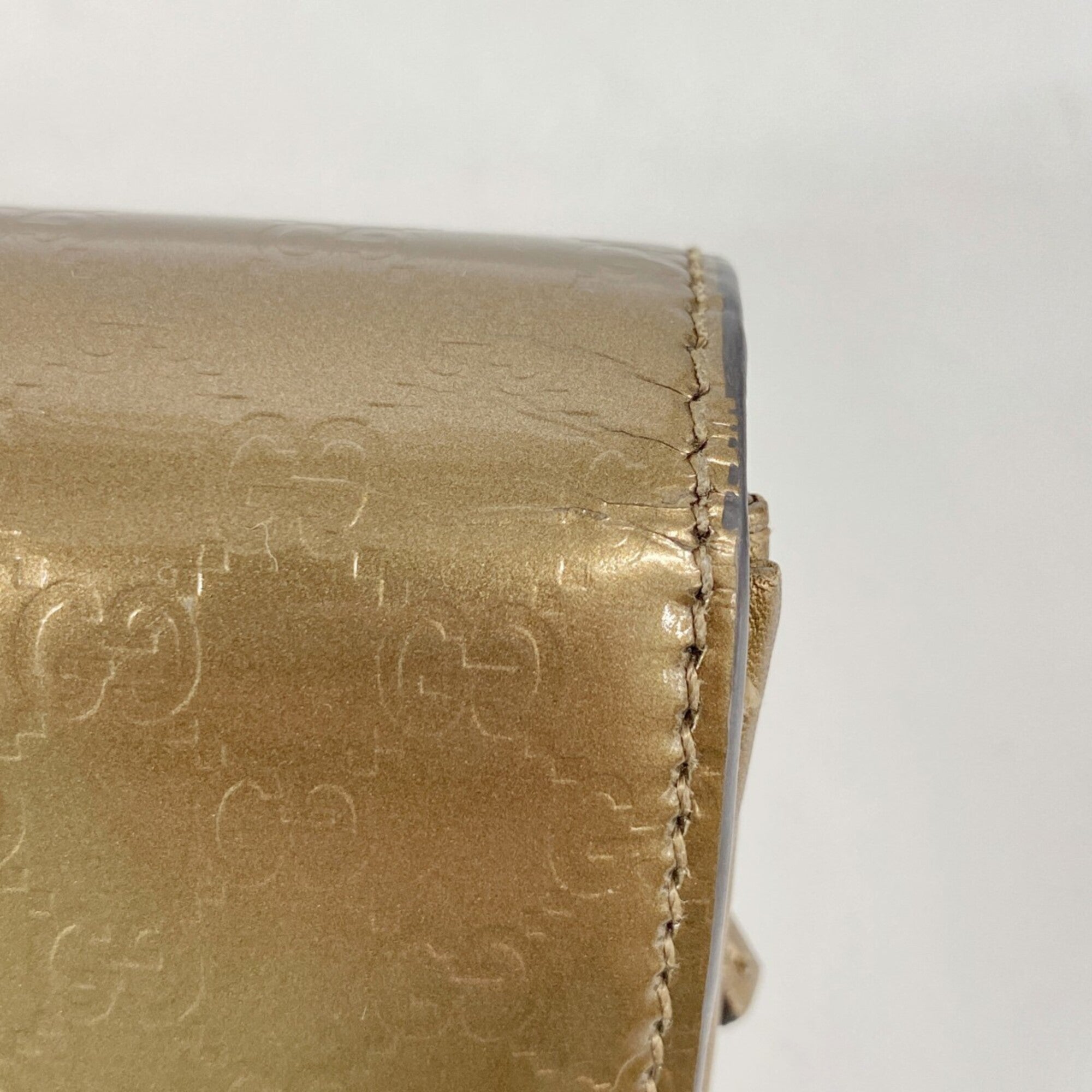 Gucci Bronze Long Wallet (Bi-Fold) (Pre-Owned)