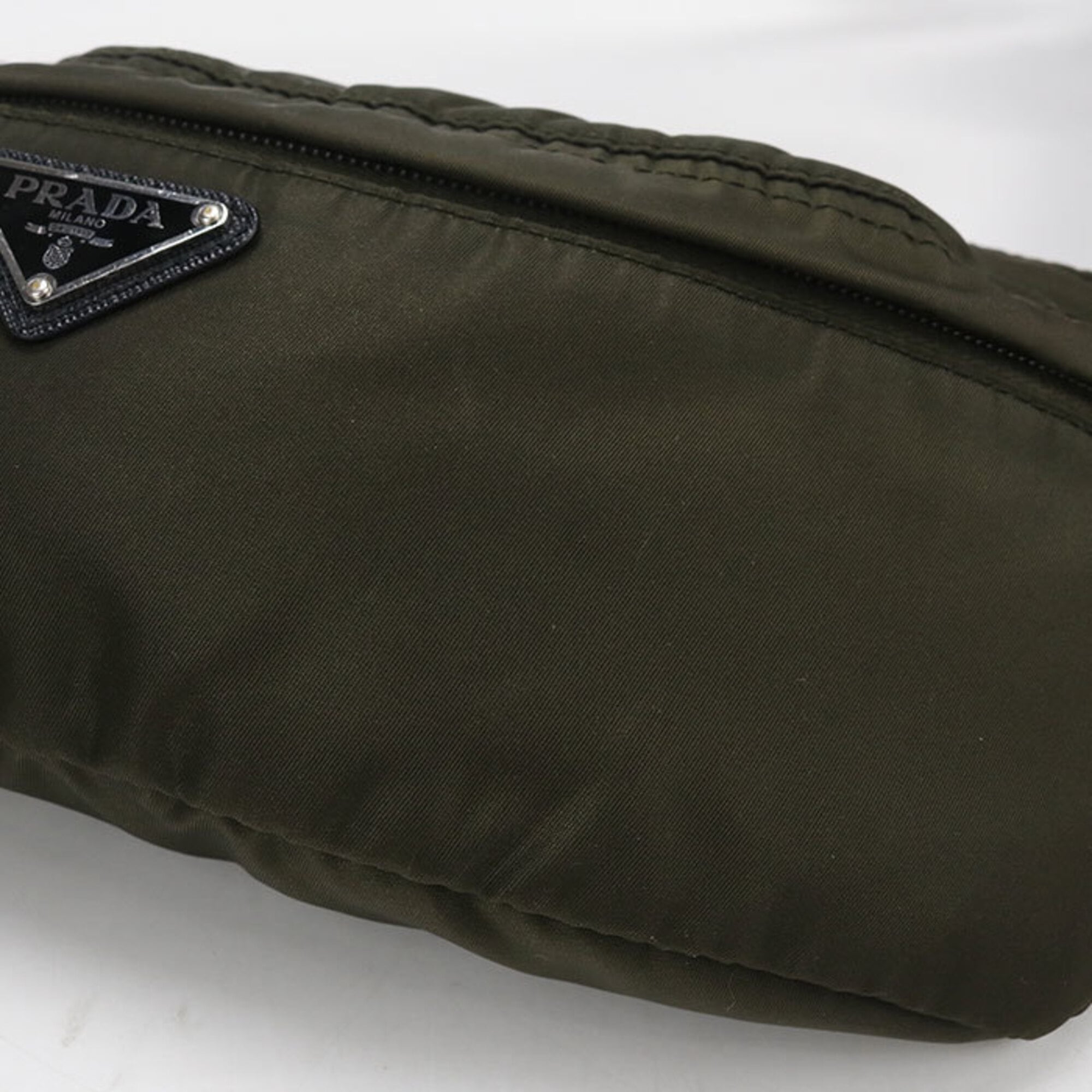 Prada Khaki Nylon Sling Bag (Pre-Owned)