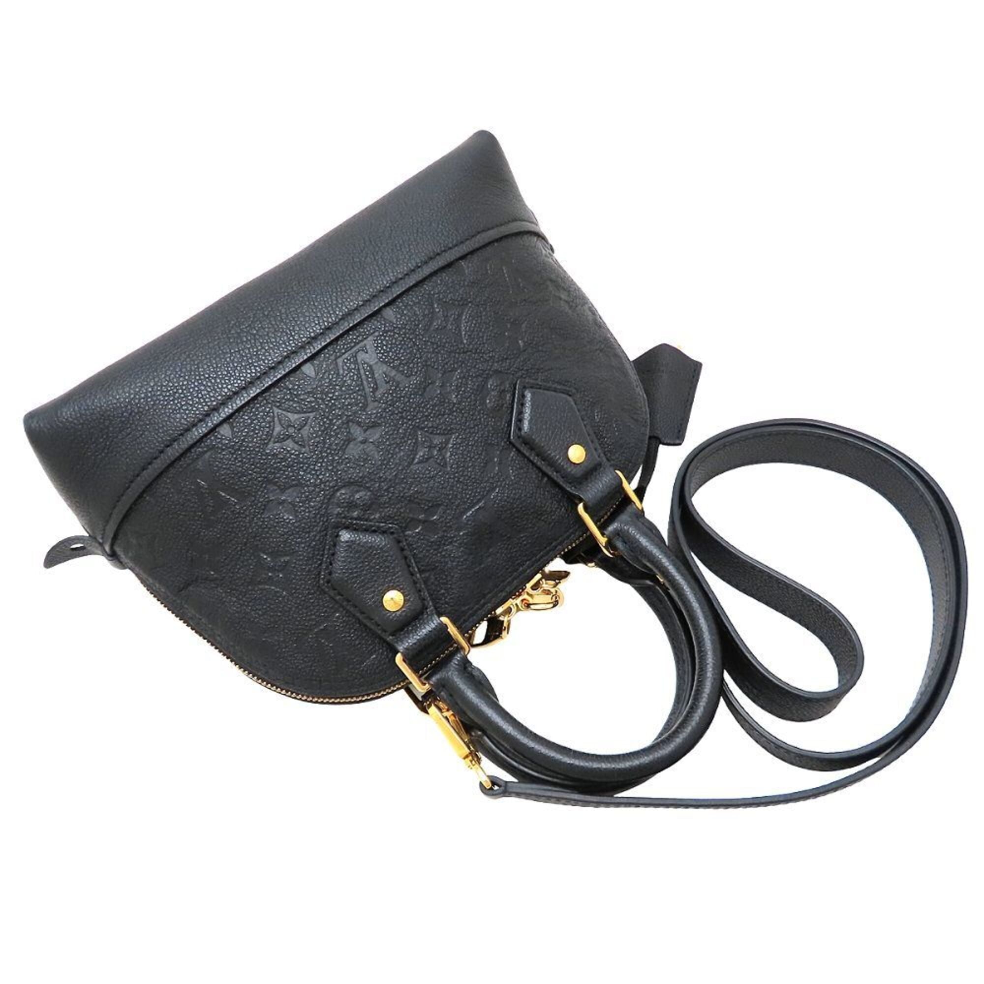 Louis Vuitton Monogram Noir Leather Handbag (Pre-Owned)
