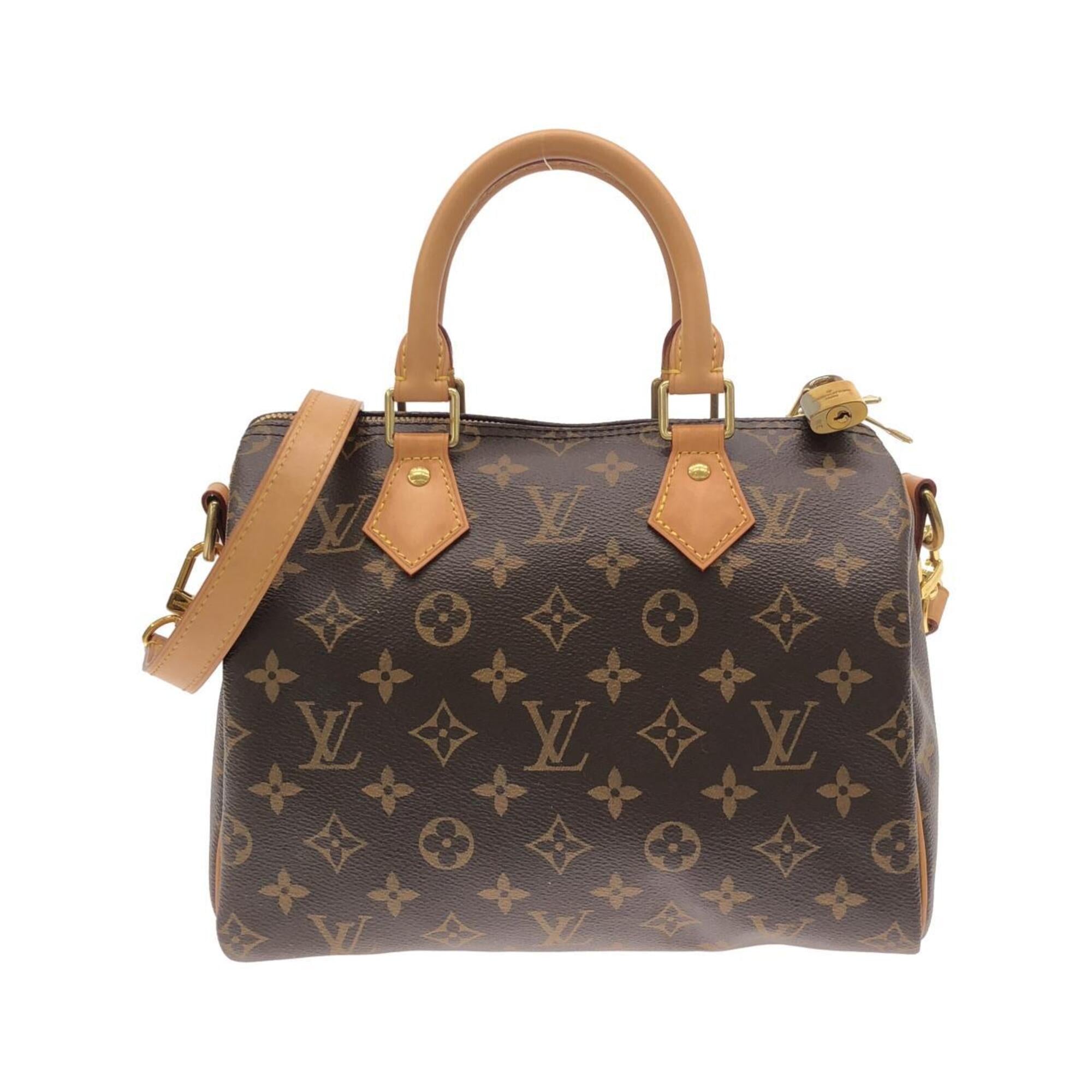 Louis Vuitton Marron Monogram Coated Canvas Boston Bag (Pre-Owned)