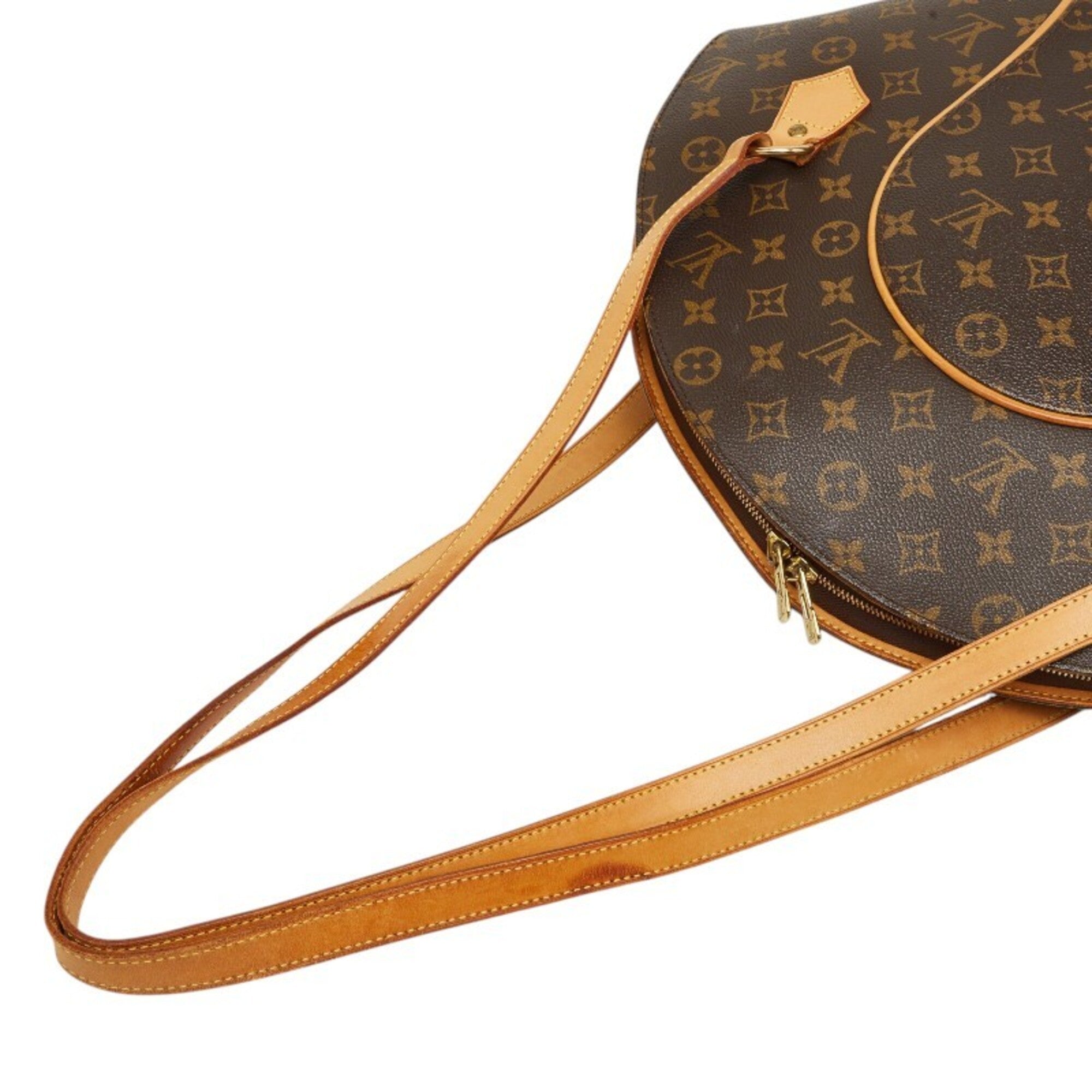 Louis Vuitton Brown Pvc Leather Shoulder Bag Tote Bag (Pre-Owned)