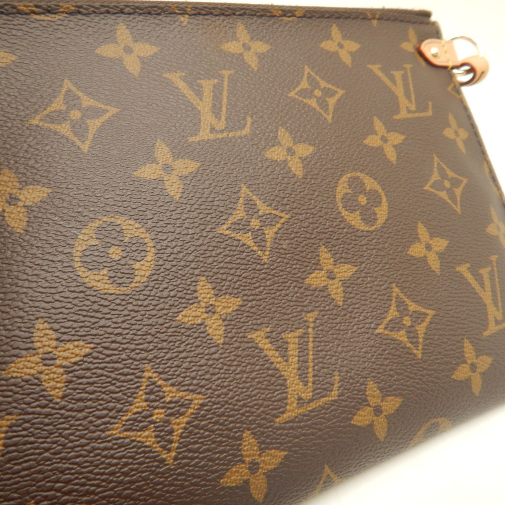 Louis Vuitton Brown Monogram Pouch Shoulder Bag (Pre-Owned)