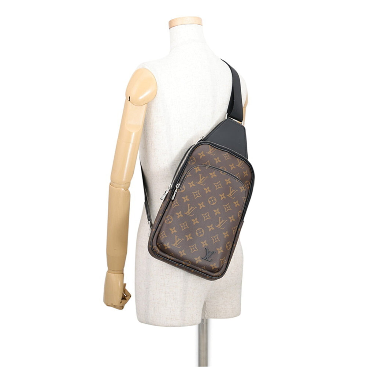 Louis Vuitton Monogram Macassar Black Monogram Macassar Noir Shoulder Bag Sling Bag (Pre-Owned)