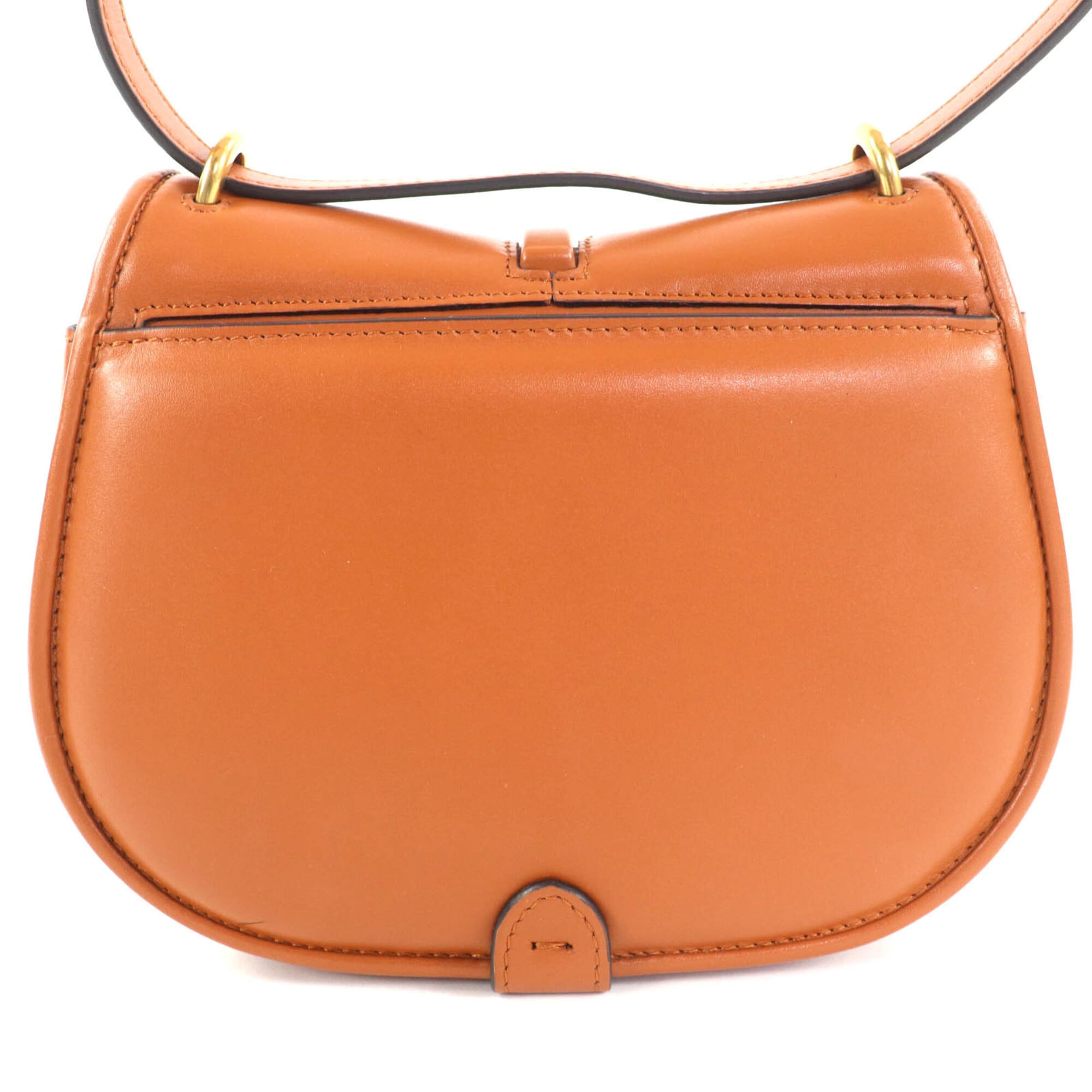 Fendi Brown Leather Shoulder Bag (Pre-Owned)