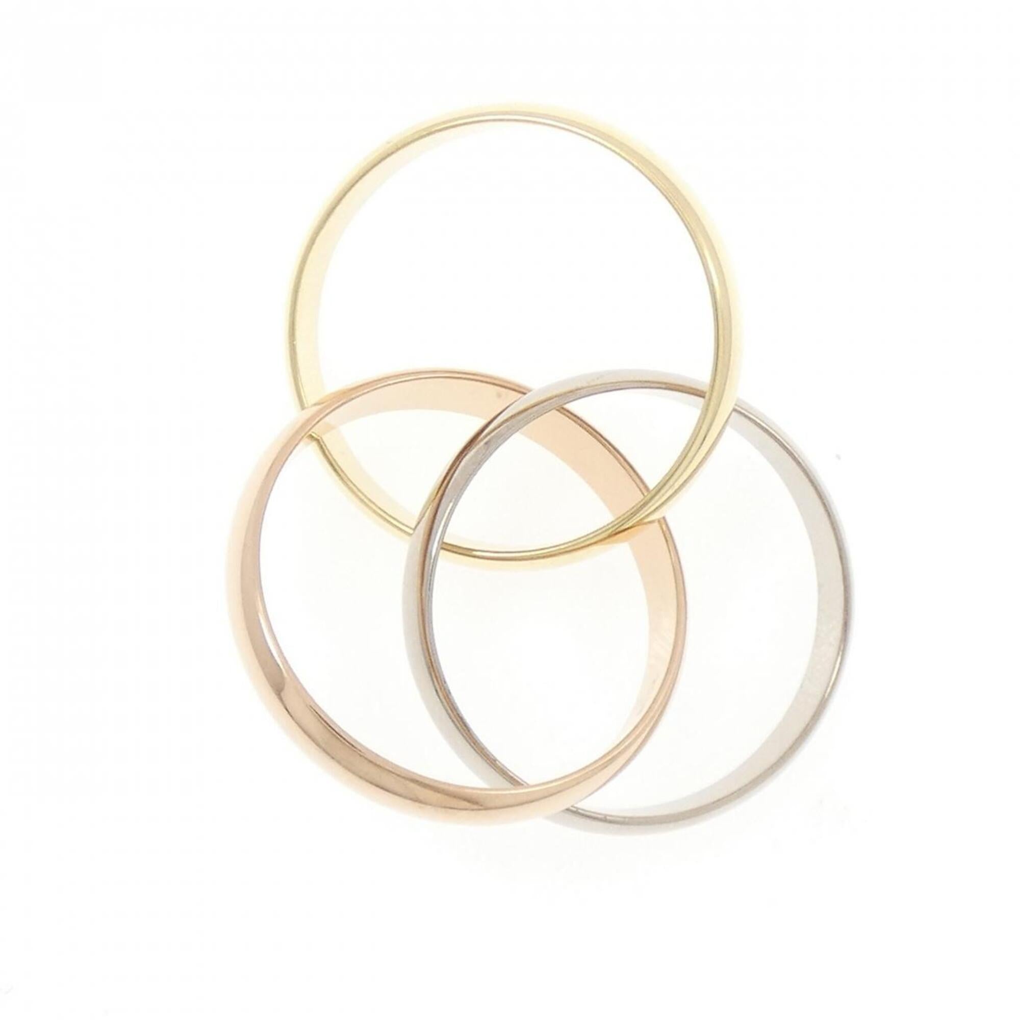 Cartier Yellow Gold (18K) Pink Gold (18K) White Gold (18K) Band Ring (Pre-Owned)