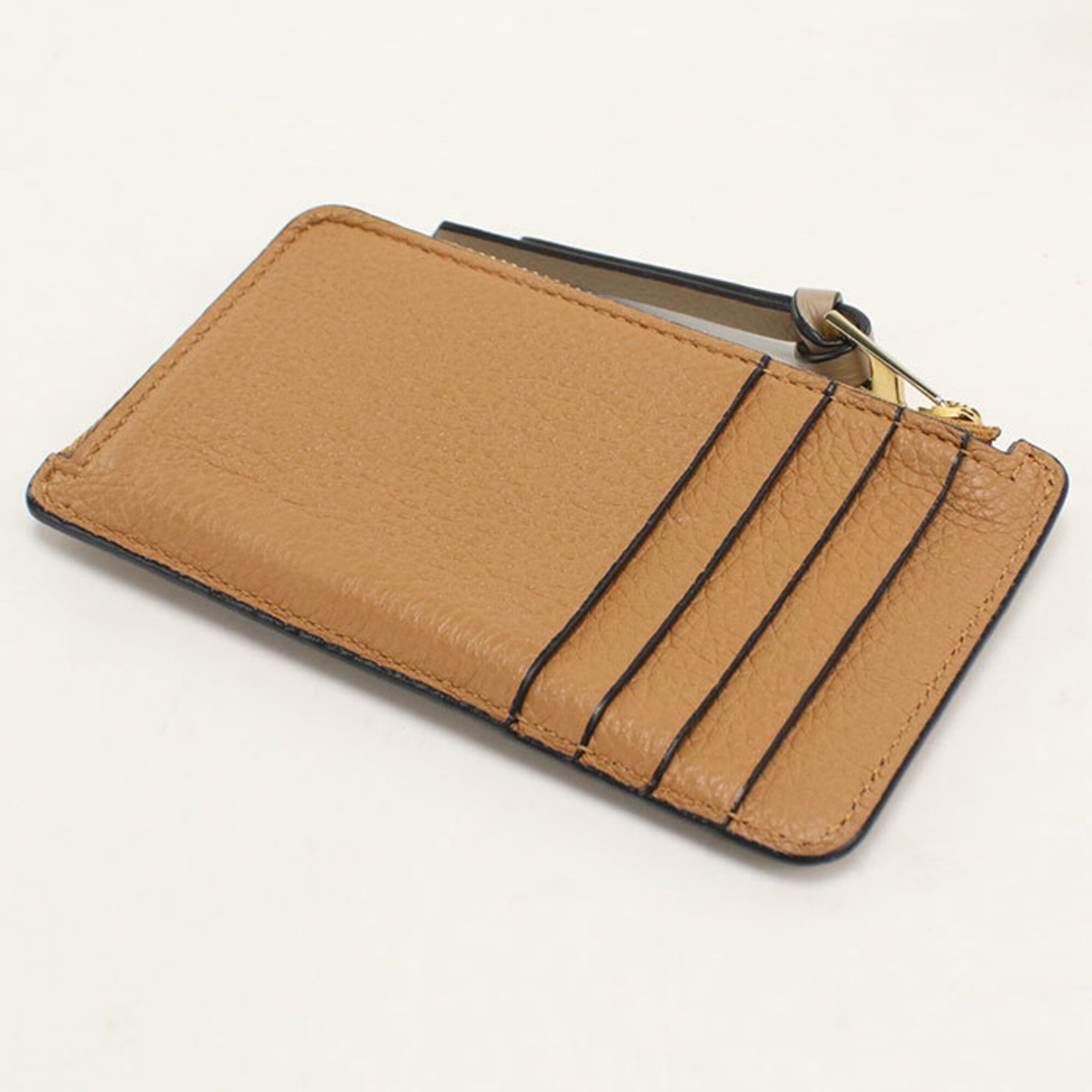 Loewe Brown Leather Coin Purse/Coin Case (Pre-Owned)