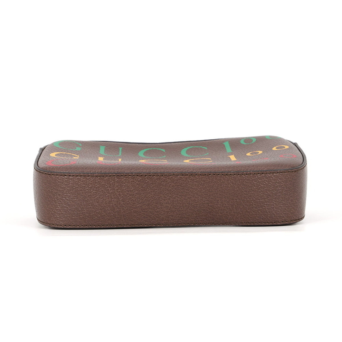 Gucci Brown Multi-Color Leather Fanny Pack Sling Bag (Pre-Owned)