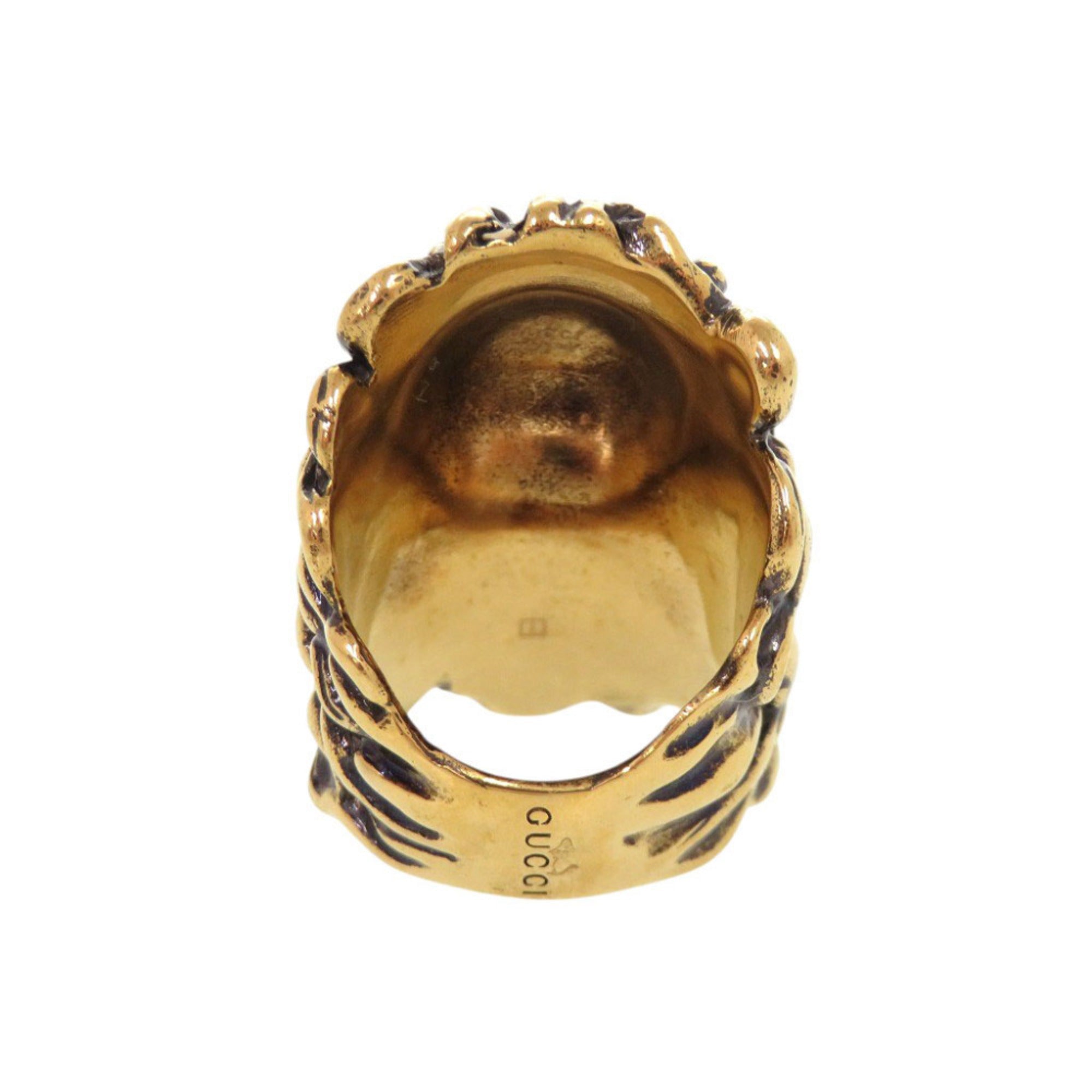 Gucci Gold Metal Band Ring (Pre-Owned)